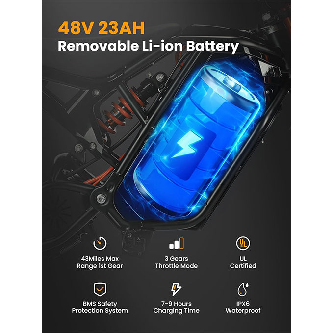 ACTBEST Qlife Vela E5 Electric Dirt Bike