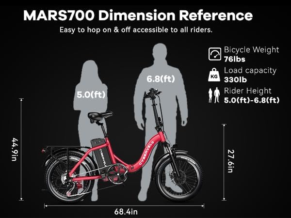 ‎Aoango 1000W Folding Electric Bike