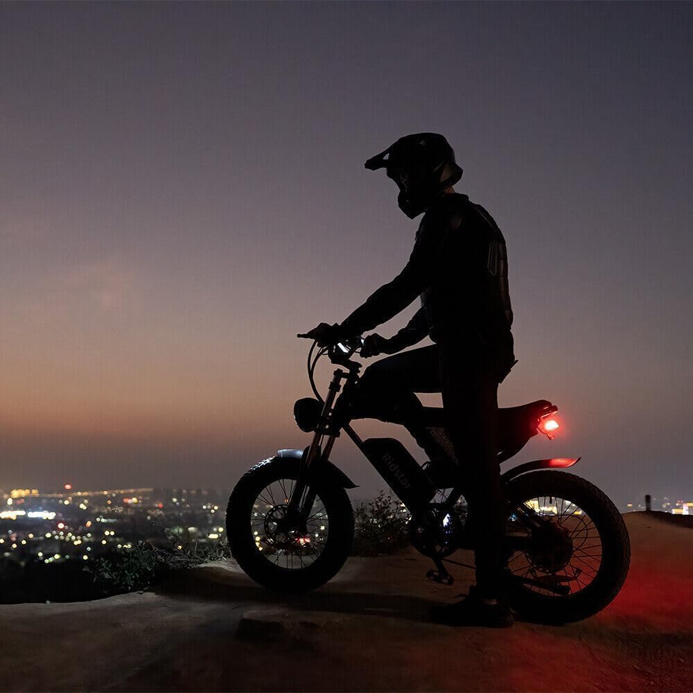 Electric Bike for Adults Q20, 2000/1500W, 37/30MPH,52V 40AH,48V/20AH E-Bike,30-180 Miles Electric Motorcycle, 20" Fat Tire Dirt Bike, UL2849 All Terrain for Mountains, Snow, Sand, Road