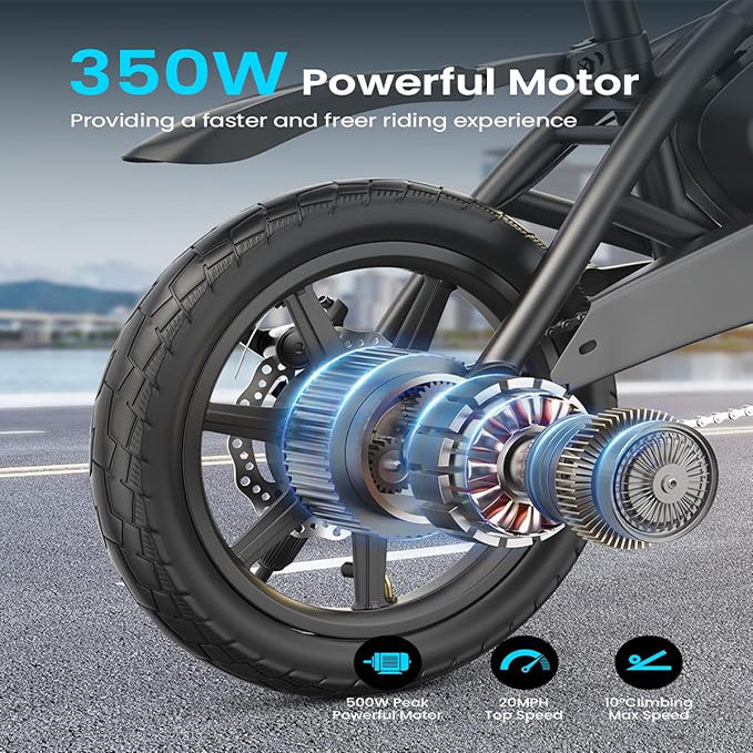 ANCHEER 14” Folding Electric Bike