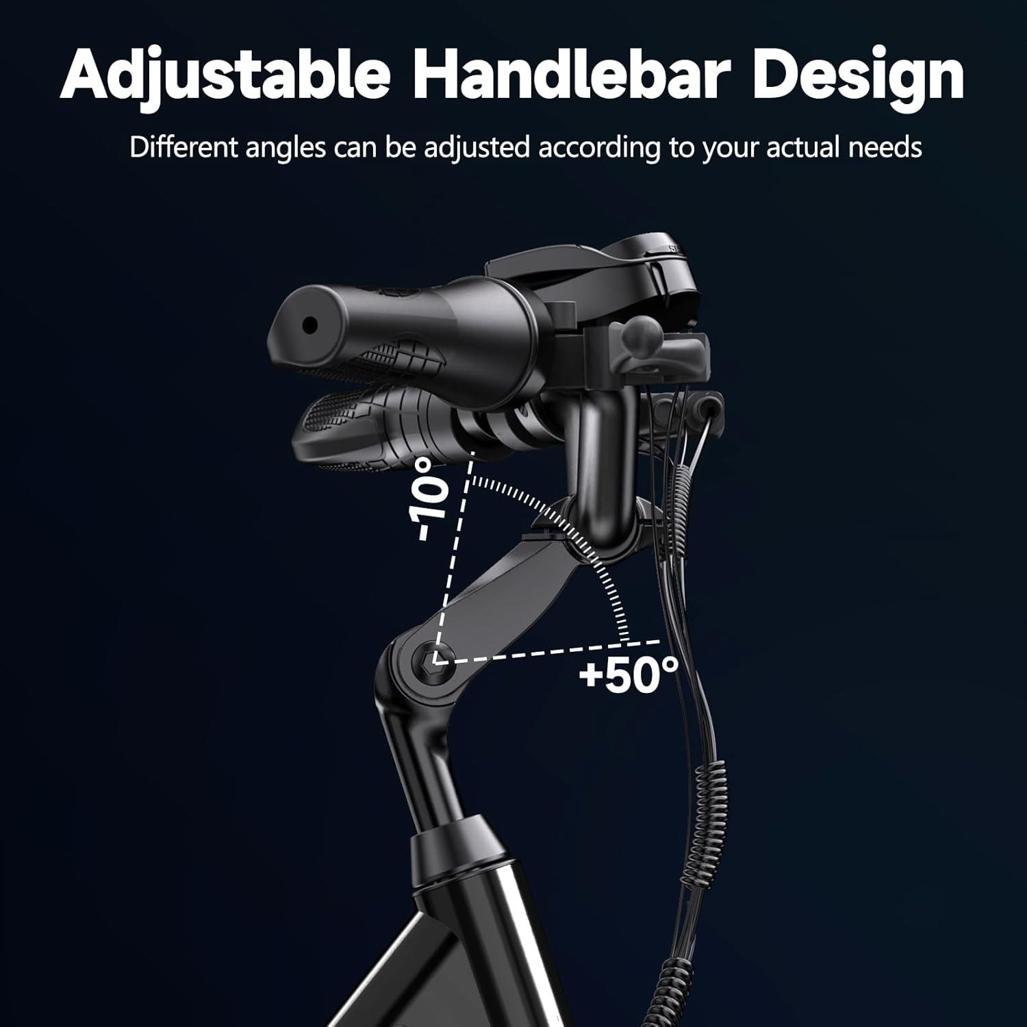 Electric Bike for Adults,1000W Peak Power,Up to 75 Miles 28MPH,26" Electric Mountain Bike with 499Wh Removable Battery,7-Speed,Adjustable Stem and Front Fork Suspension