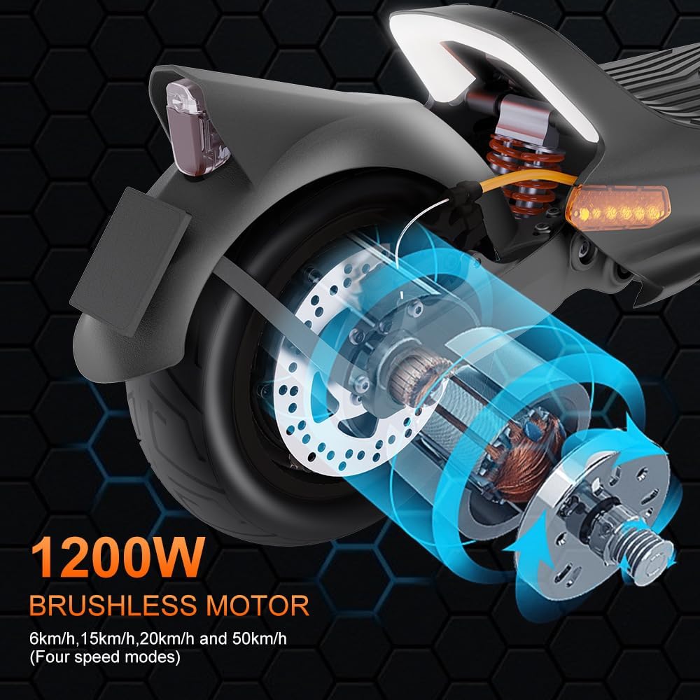 ‎CUNFON ‎RZ800(1200W Motor) Electric Scooter