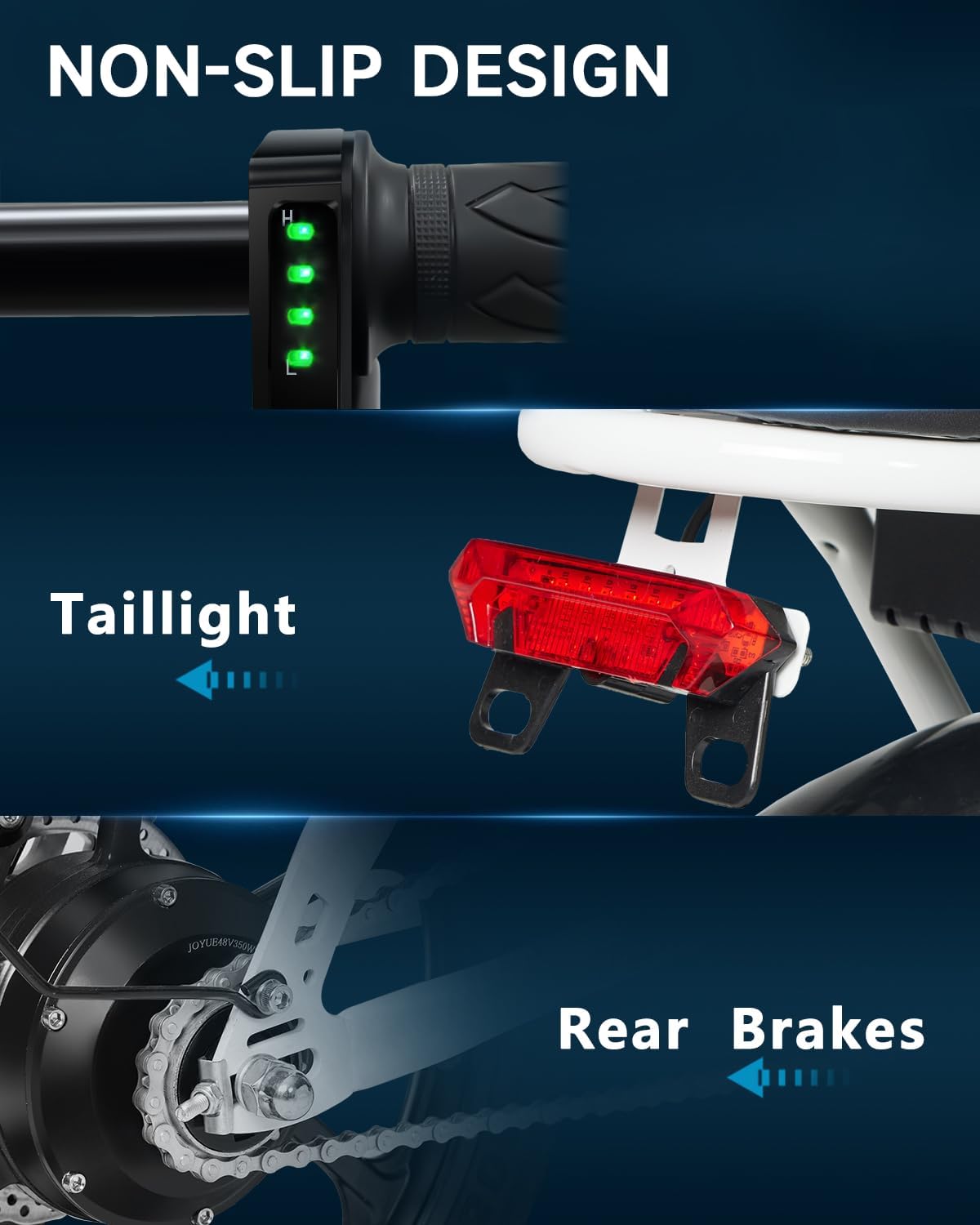 Electric Bike for Adults,14"/26" Ebike Removable Battery,Commuting Ebikes,Multi-Stage Shock Absorption System,20MPH,20+ Miles(MAX),UL 2849 Certified