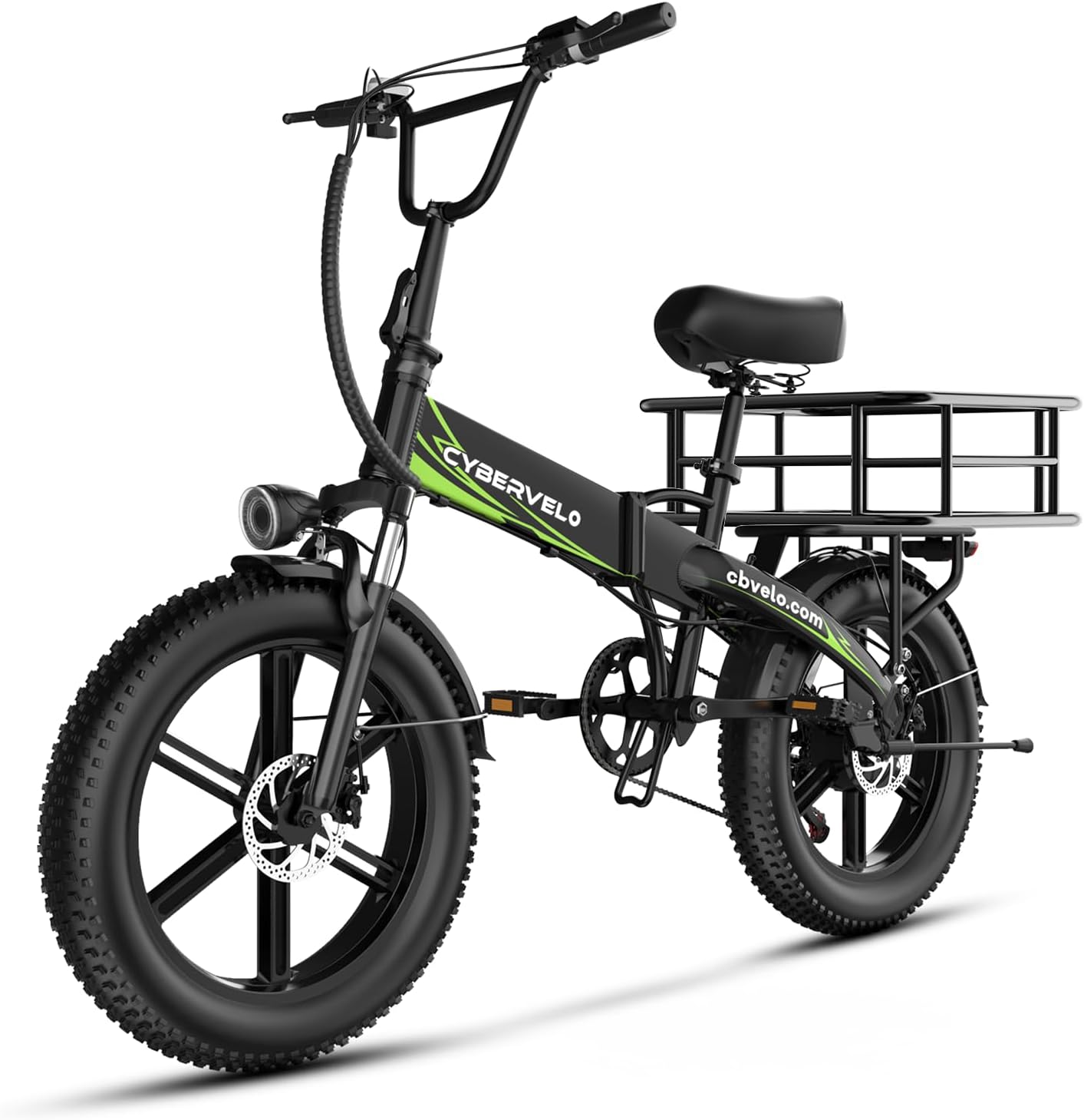 1000W Folding Electric Bike, 48V 20.8AH Large Removable Battery E-Bike, 30+MPH, 80 Miles Max Range, 20" Fat Tire Electric Bike for Adults, Adult Electric Bicycles for Commute