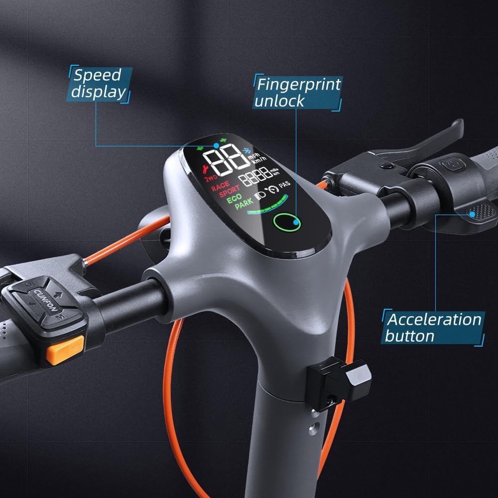 ‎CUNFON ‎RZ800(1200W Motor) Electric Scooter