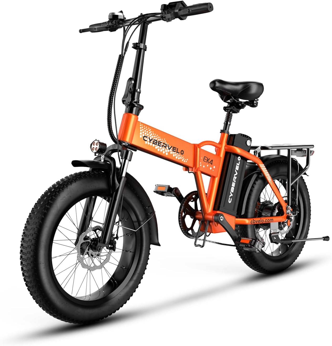 1000W Folding Electric Bike, 48V 20.8AH Large Removable Battery E-Bike, 30+MPH, 80 Miles Max Range, 20" Fat Tire Electric Bike for Adults, Adult Electric Bicycles for Commute