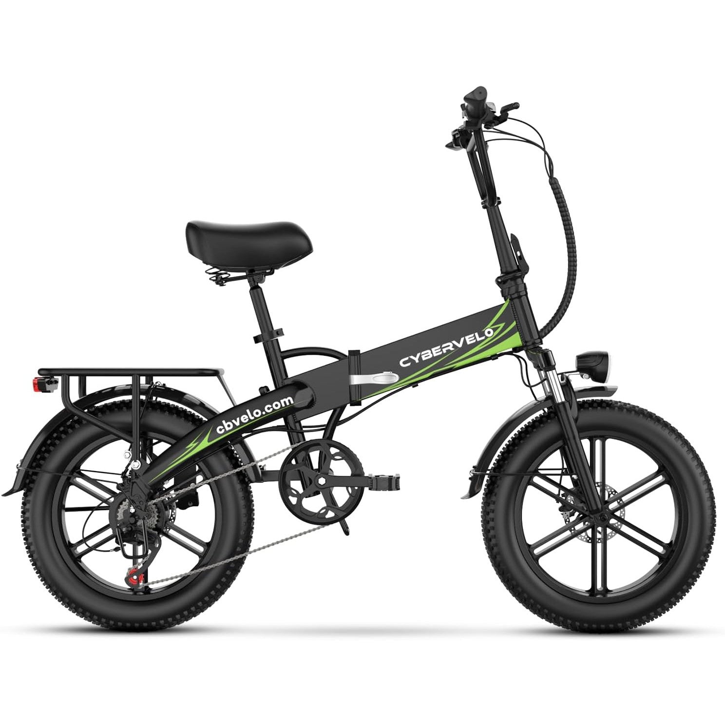 1000W Folding Electric Bike, 48V 20.8AH Large Removable Battery E-Bike, 30+MPH, 80 Miles Max Range, 20" Fat Tire Electric Bike for Adults, Adult Electric Bicycles for Commute