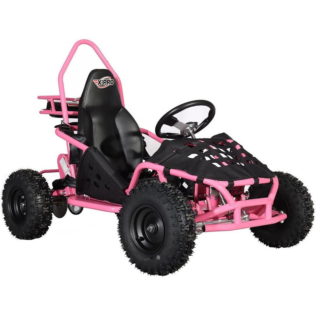 X-PRO Rover 50 Go Kart Gas Powered Pull Start Go Cart