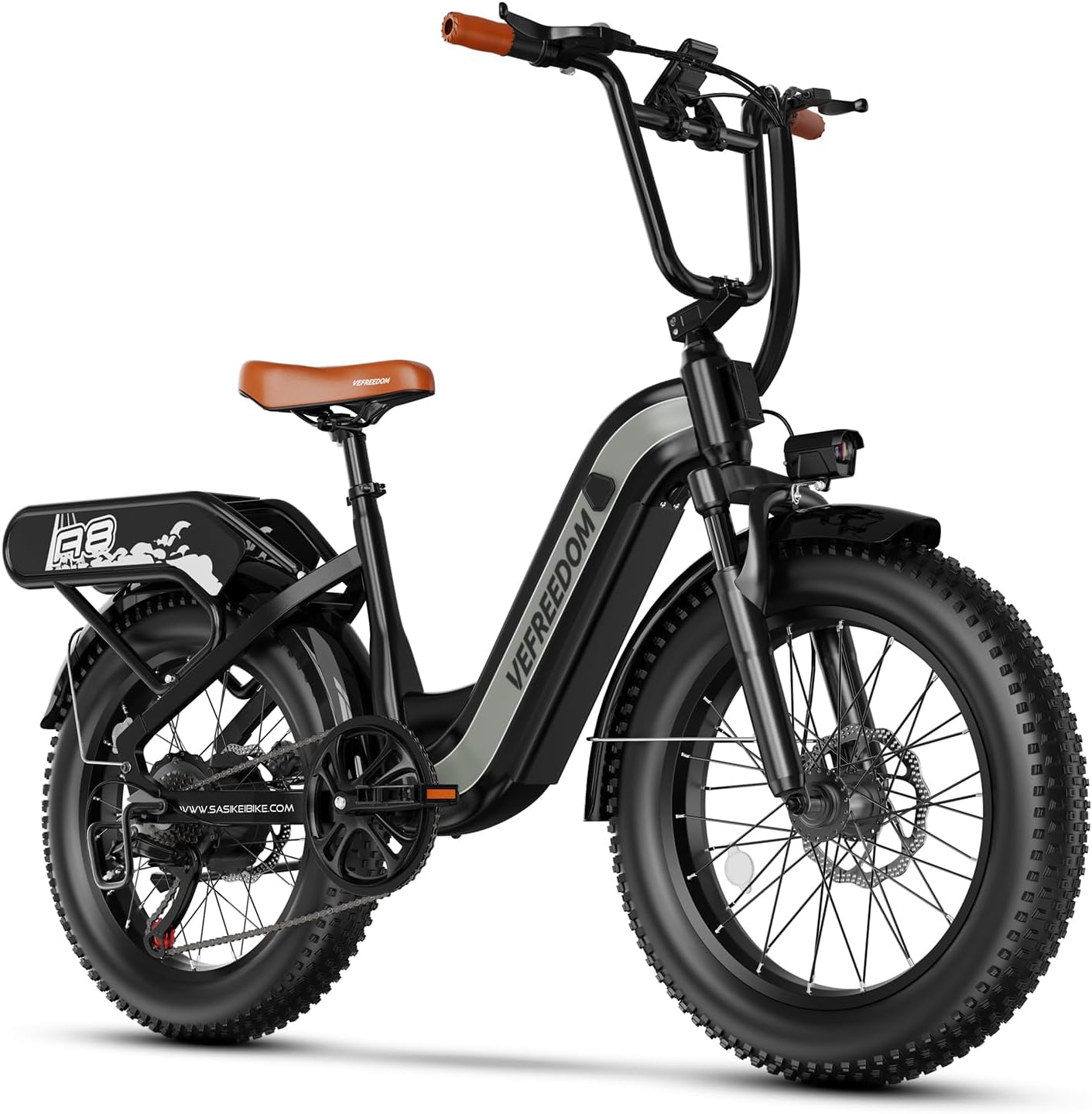 1500W Electric Bike for Adults Full Suspension,48/52v 20AH Electric Dirt Bike with 20" x 4.0 Fat Tire, Max 30+MPH & 70 Miles Electric Bicycle, Ebike for Snow, Mountains, Road UL Certified
