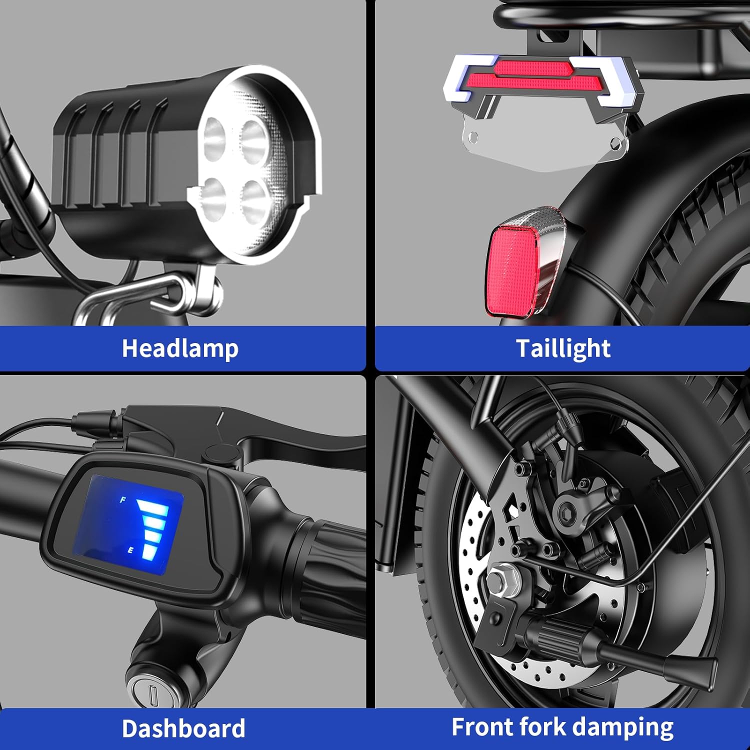 Folding Electric Bike for Adults, 400W (Peak 500W) Motor,23MPH Max Speed Foldable Electric Bicycles,14" Ebike, 48V12AH Battery 35 Miles PAS Range Mini E Bikes for Adults and Teens
