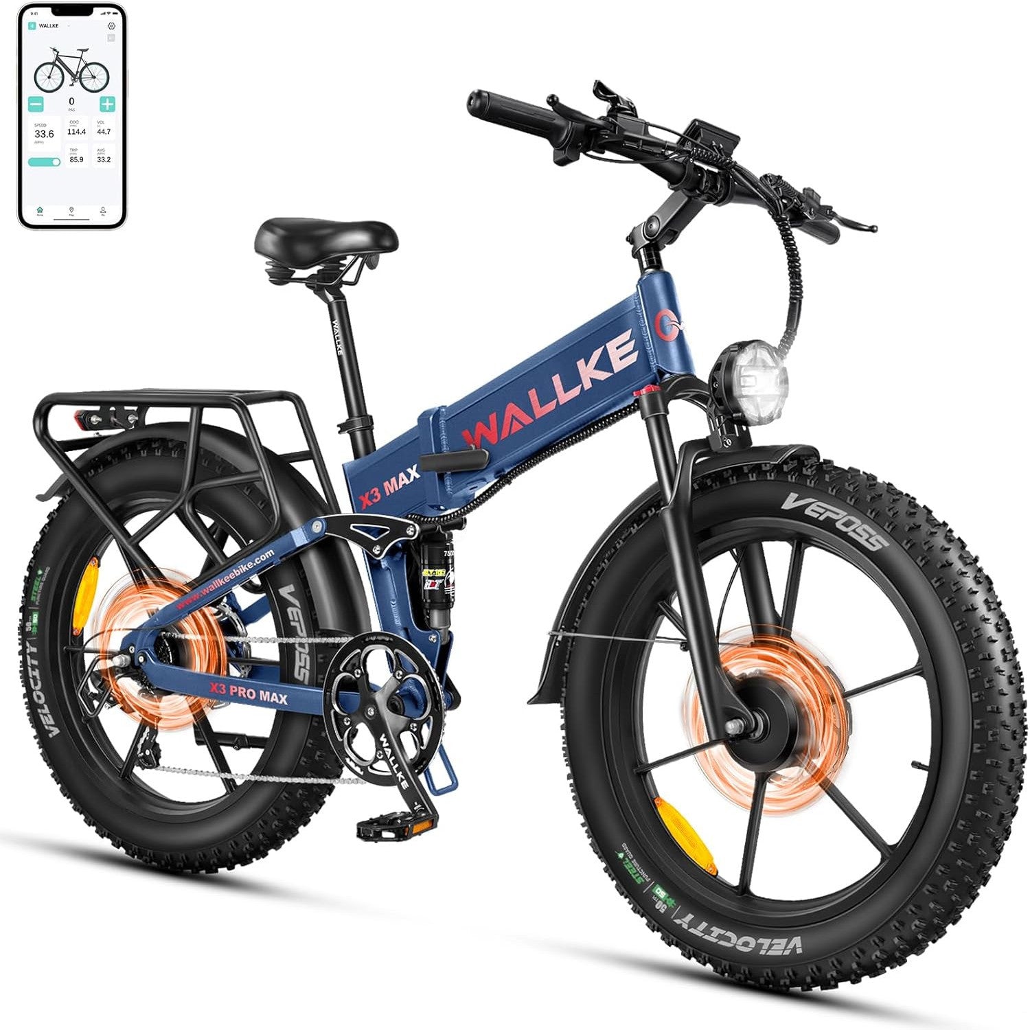 Wallke X3 Pro Max 2800W Dual Motor Electric Bike