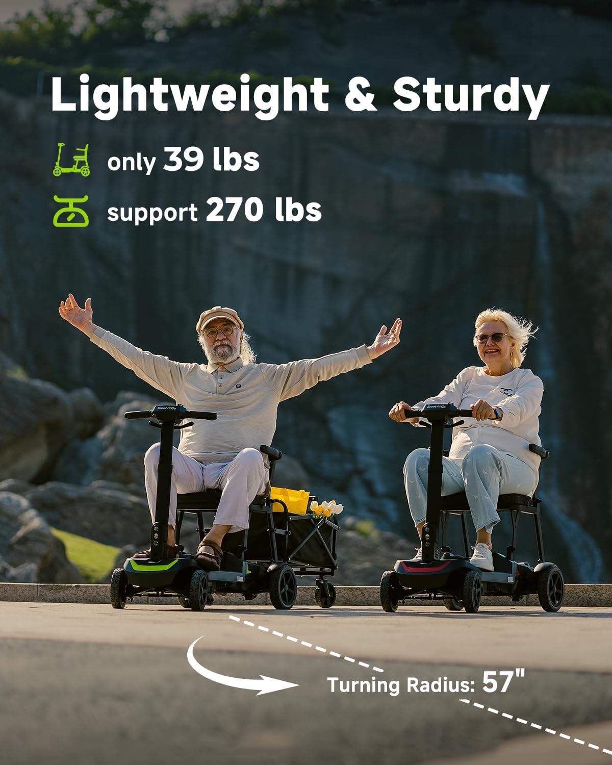 SCOOTNGO 4 Wheel Mobility Scooter