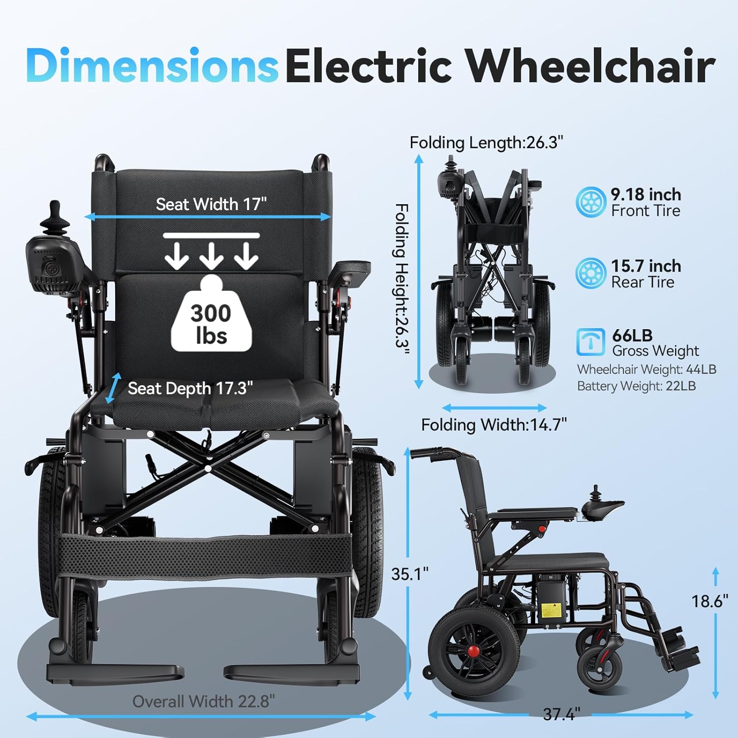 DAHAIY Electric Wheelchair