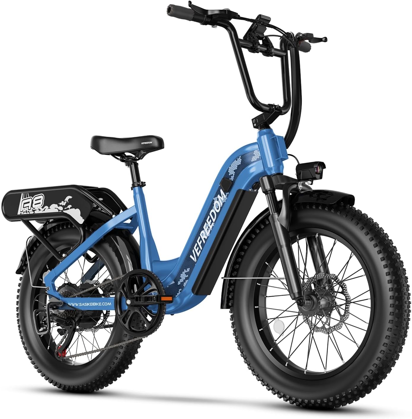 1500W Electric Bike for Adults Full Suspension,48/52v 20AH Electric Dirt Bike with 20" x 4.0 Fat Tire, Max 30+MPH & 70 Miles Electric Bicycle, Ebike for Snow, Mountains, Road UL Certified