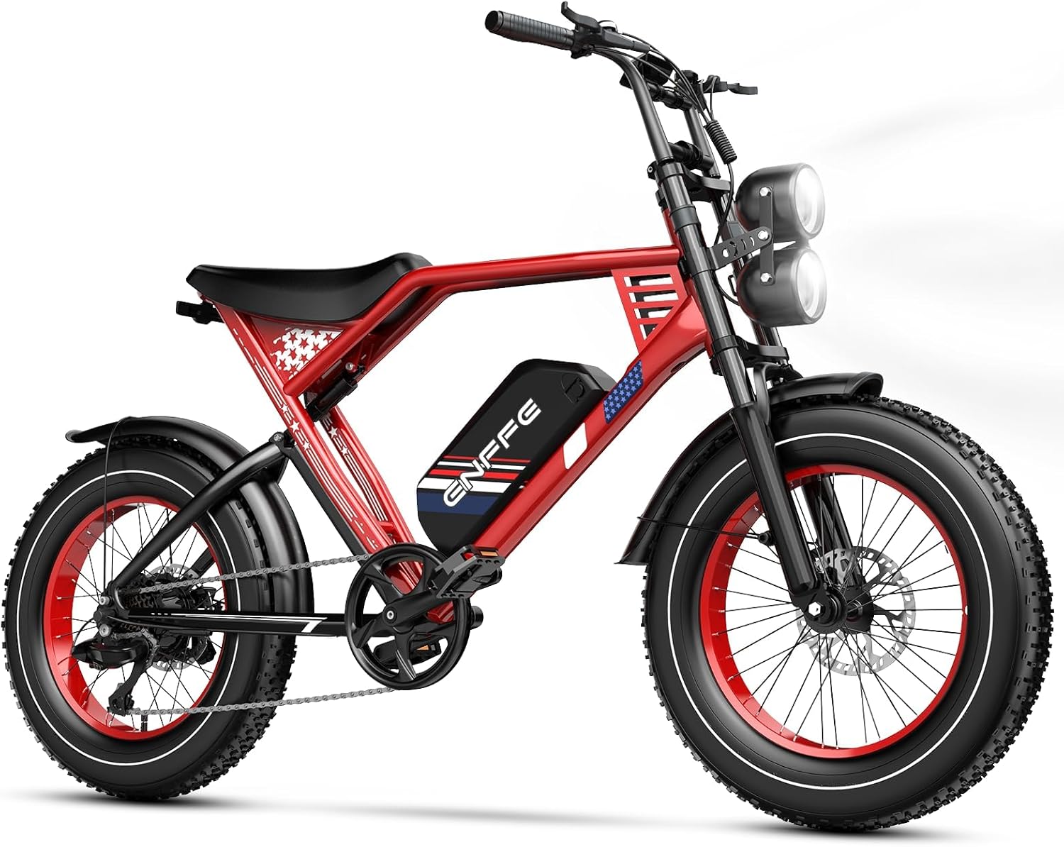 ES2 Max Electric Bike, 22.5 Ah Super Battery Ebike, Peak 1160W Premium Power Motor Ebikes, Up to 32MPH and 100 Miles, 7-Speed 20" Fat Tire All Terrain Electric Bike for Adults UL 2849 Certified