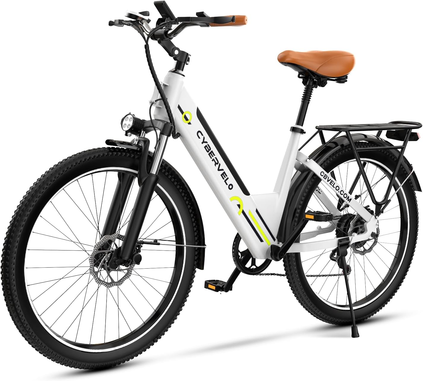 DriftGod 26" Electric Bike for Adults – Powerful 1000W Motor, 48V Removable Battery, 7-Speed, Front Suspension & LCD Display – Commuter and Mountain EBike for Women