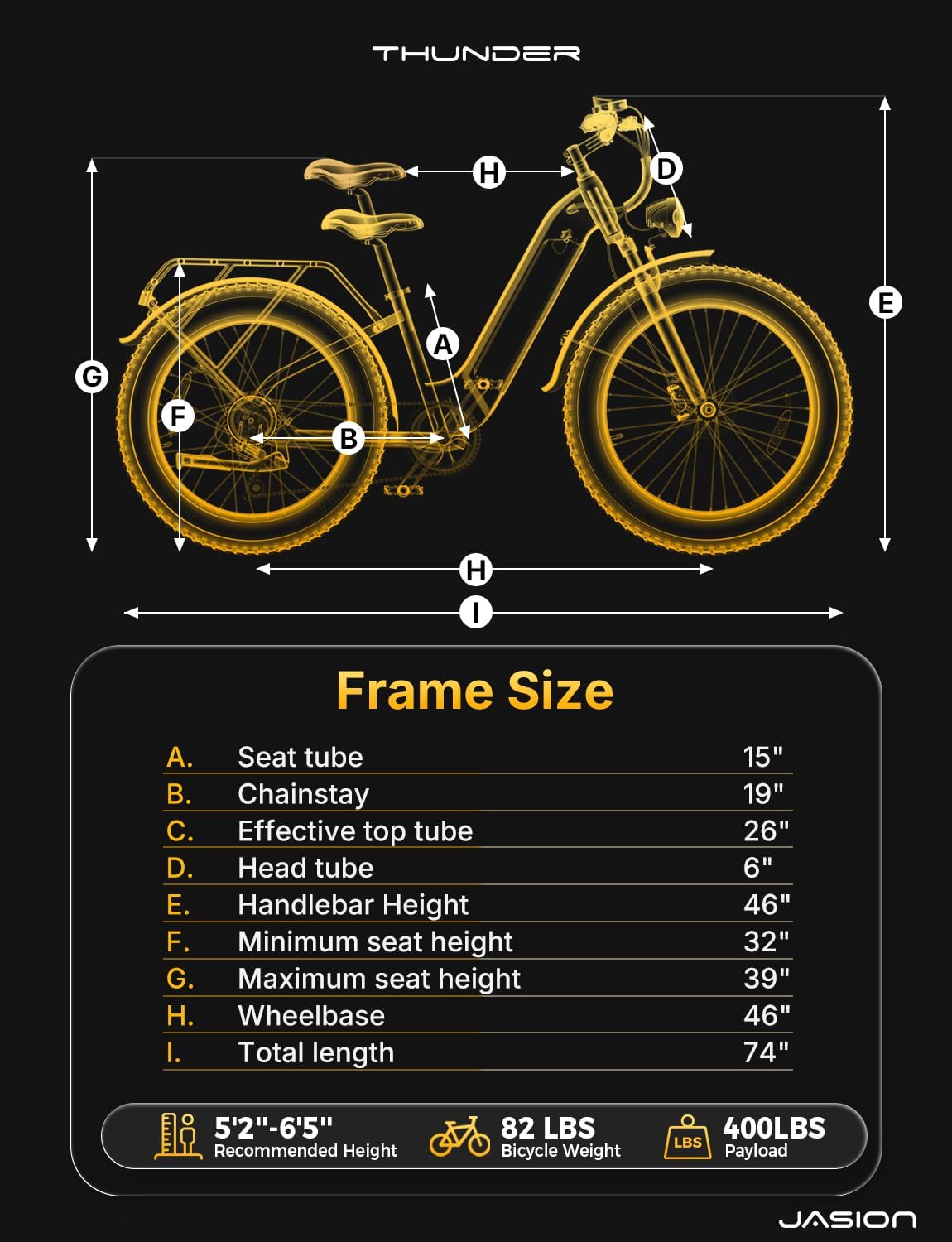 Jasion 26'' Fat Tire Electric Bike for Adults,1500W Peak Ebikes,APP Control E Bike,30+MPH& 80+Miles with 864Wh Removable Battery,Hydraulic Brakes,Front Suspension,26'' x 4'' Fat Tire Bicycles