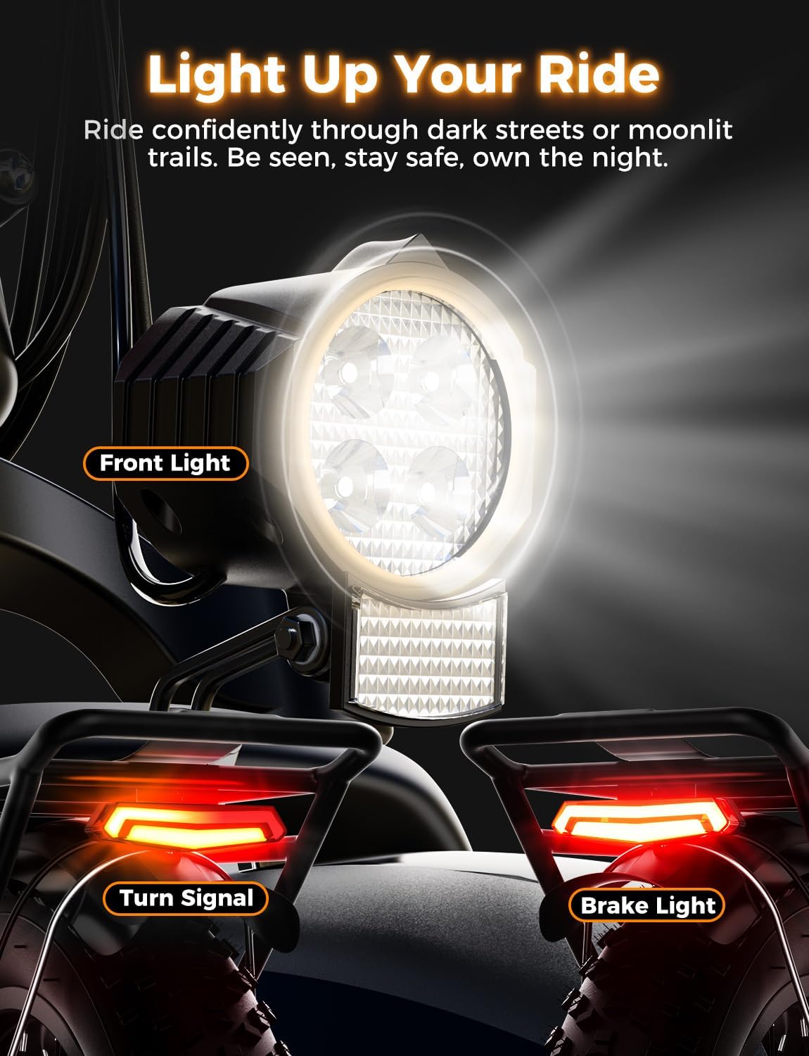 Jasion Hunter Pro Electric Bike for Adults, 1800W Peak Motor 80 Miles, up to 30+MPH,720WH Removable Battery Foldable Ebike,App Control & Full Suspension,20''*4.0 Fat Tire,Dual Hydraulic Brakes Bicycle