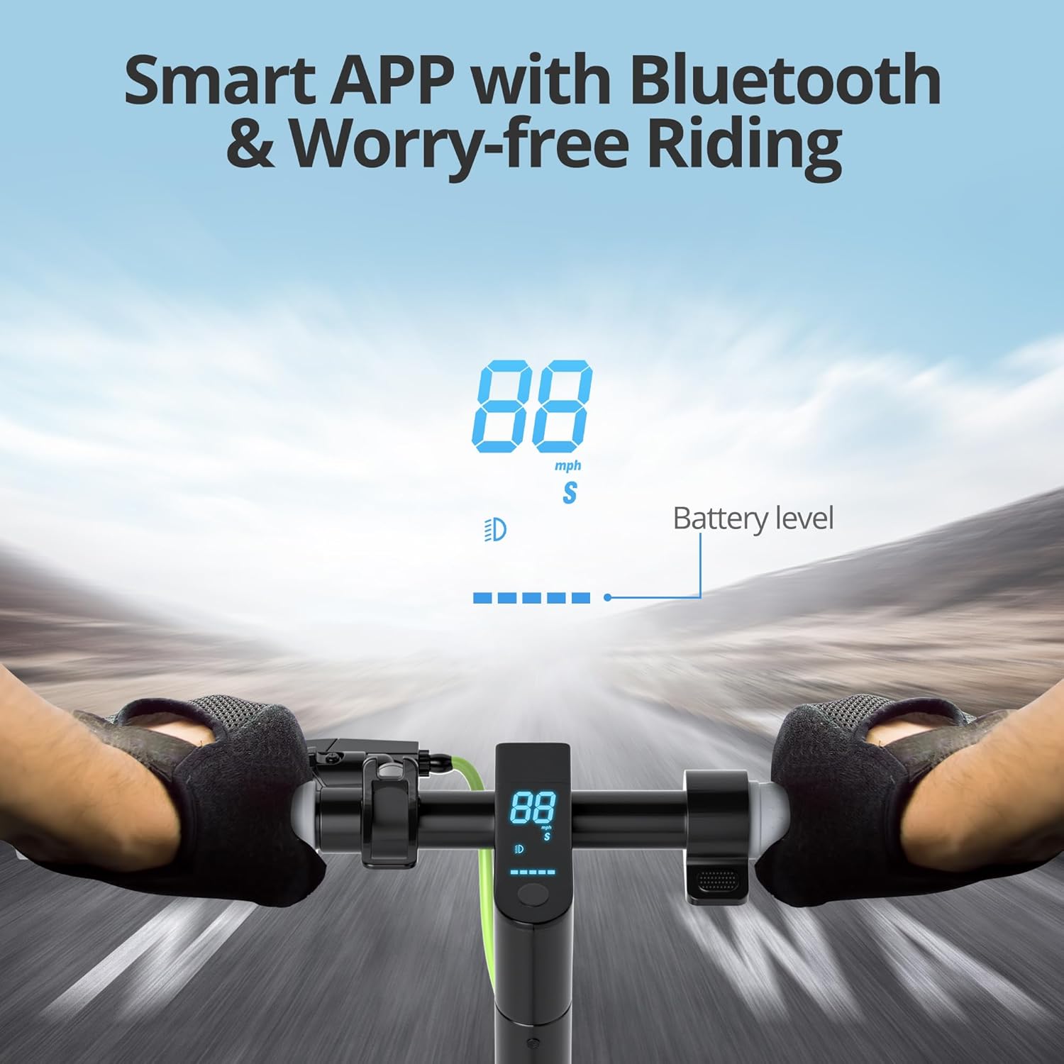 ‎Roinside UP6 Green Electric Scooter