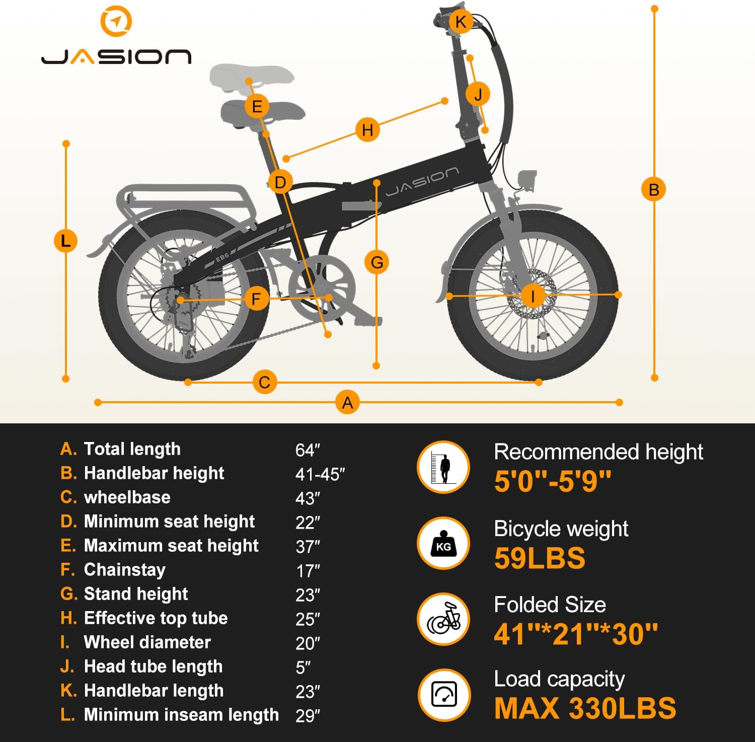 Electric Bike for Adults with Peak 1000W Motor up to 25Mph EBS Ebike, Built-in 48V 10.5AH Removable Battery up to 45 Max Miles Folding Ebike, Aluminum 20'' Fat Tire Electric Bicycle