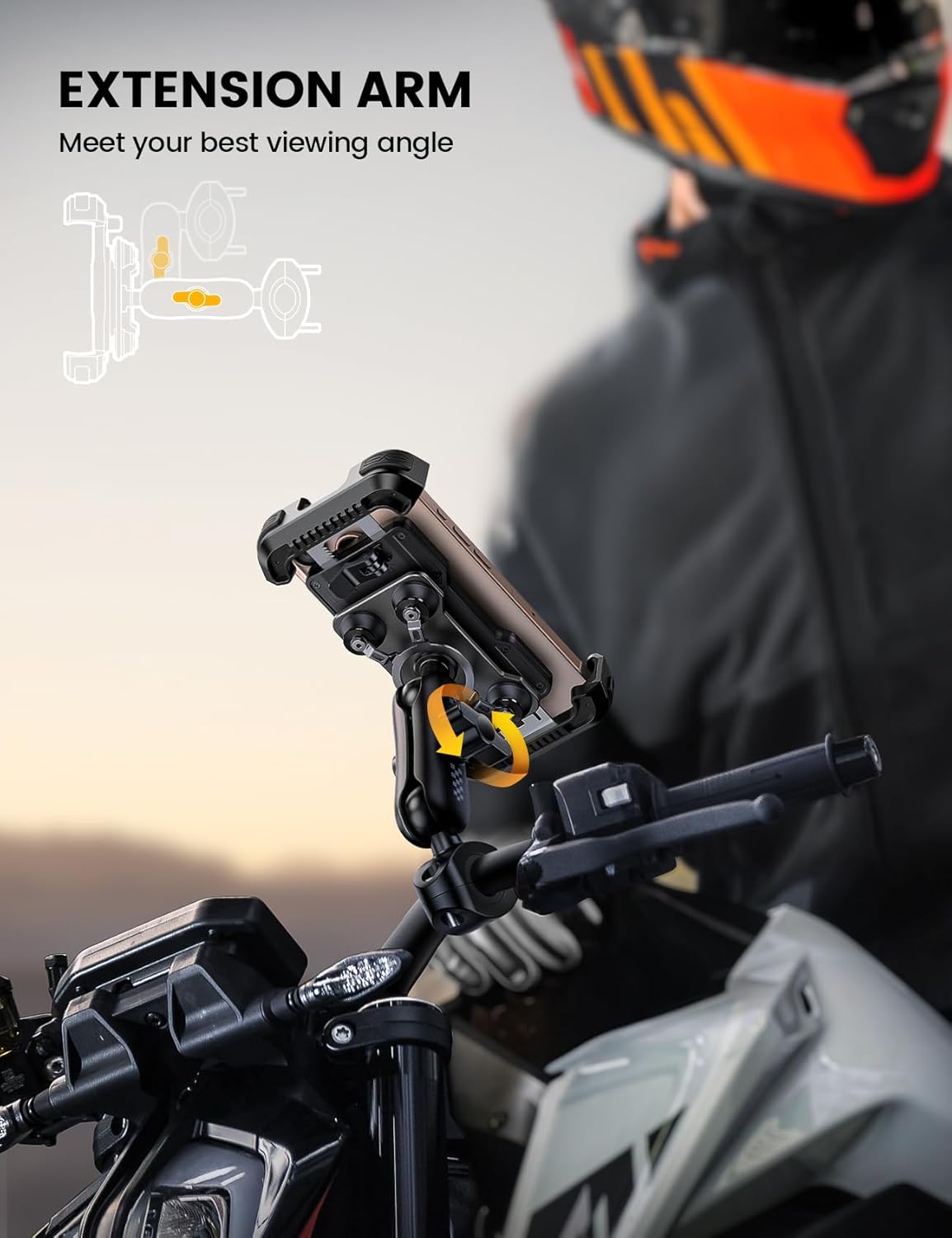 Aomiker Motorcycle Phone Mount Holder