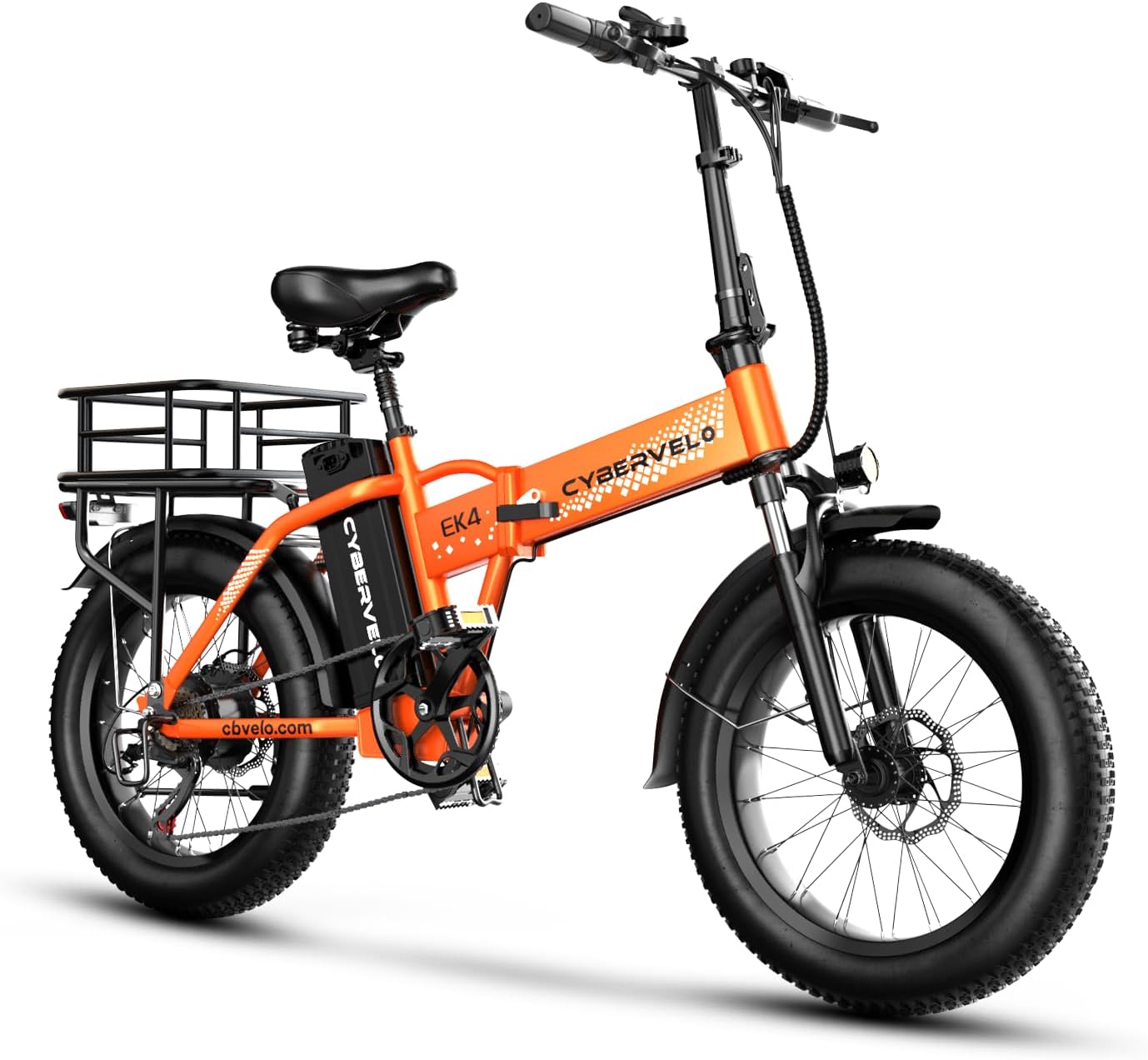 1000W Folding Electric Bike, 48V 20.8AH Large Removable Battery E-Bike, 30+MPH, 80 Miles Max Range, 20" Fat Tire Electric Bike for Adults, Adult Electric Bicycles for Commute
