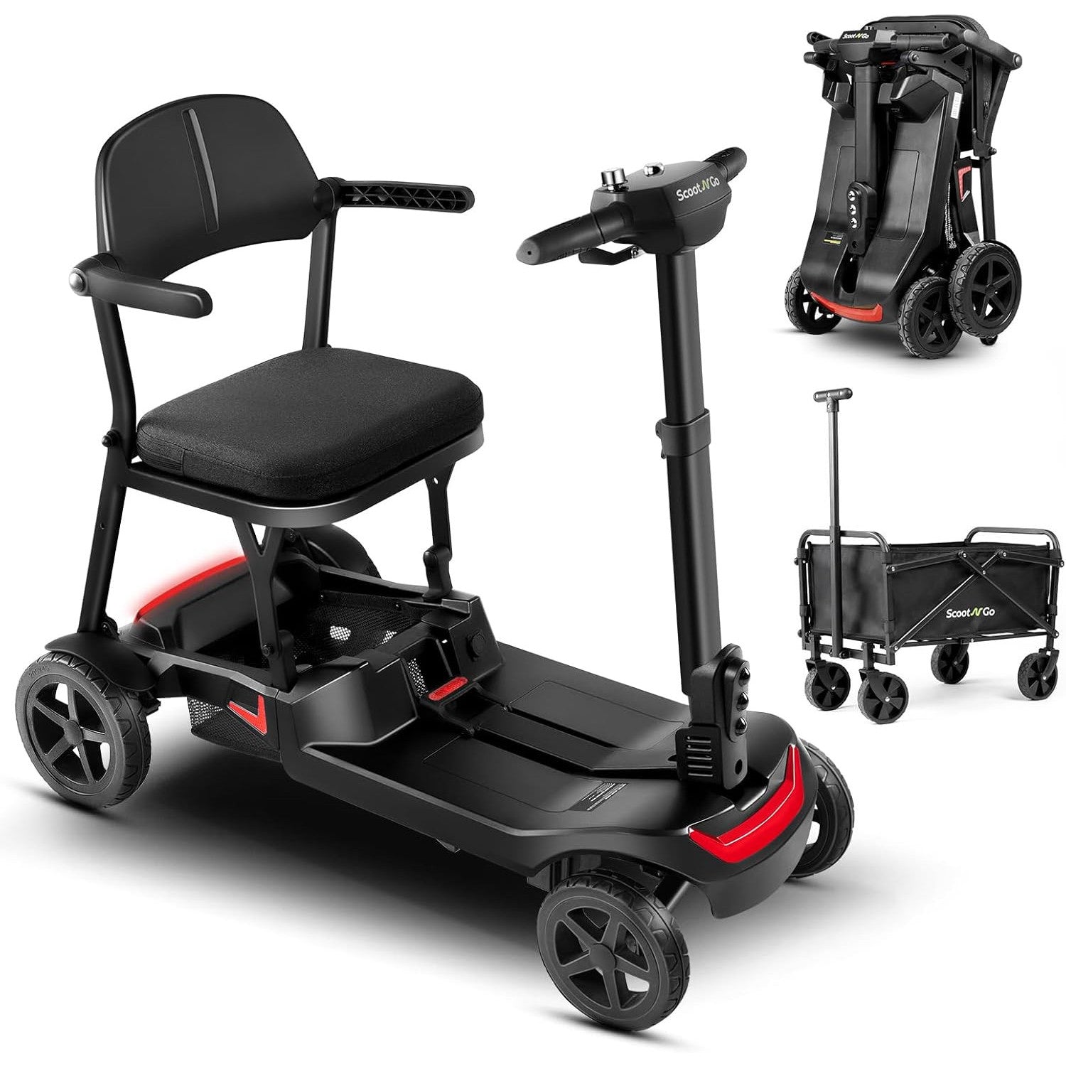 SCOOTNGO 4 Wheel Mobility Scooter