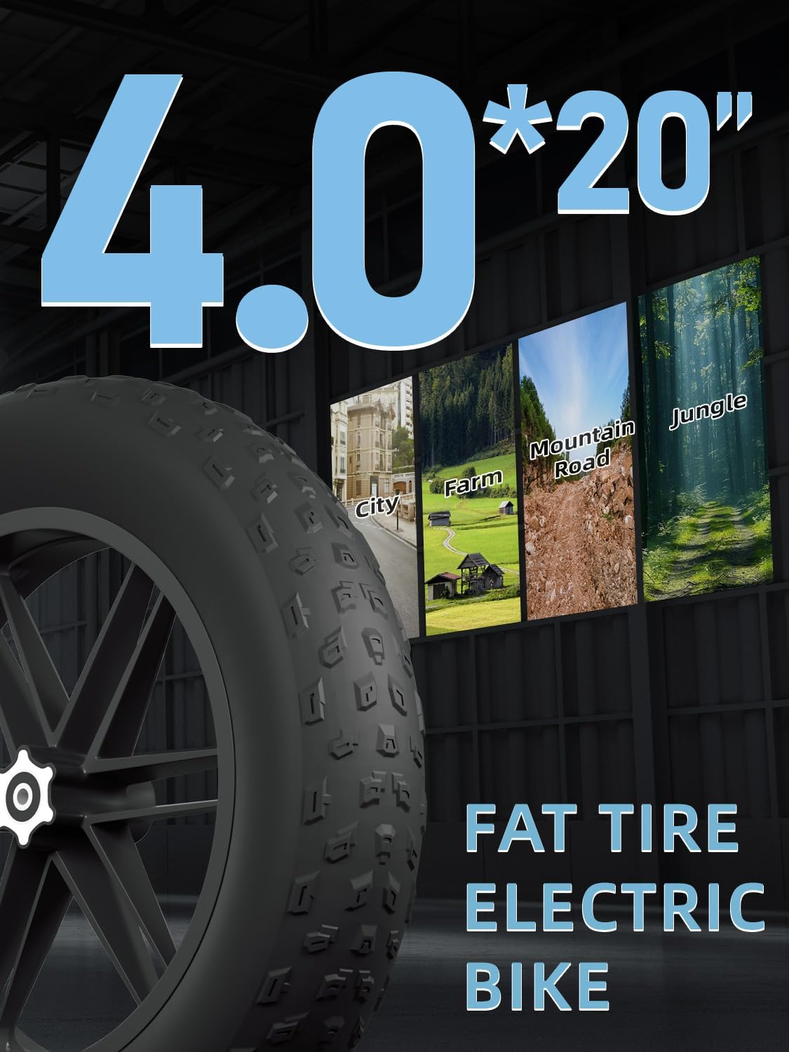 DEEPOWER Electric Bike for Adults,1500W/3500W Peak Motor 30MPH 35-180 Miles Electric Dirt Bike,Dual Suspension Ebikes for Adults, 20" Fat Tire E Bike with 624-2880Wh Battery,UL 2849 Tested