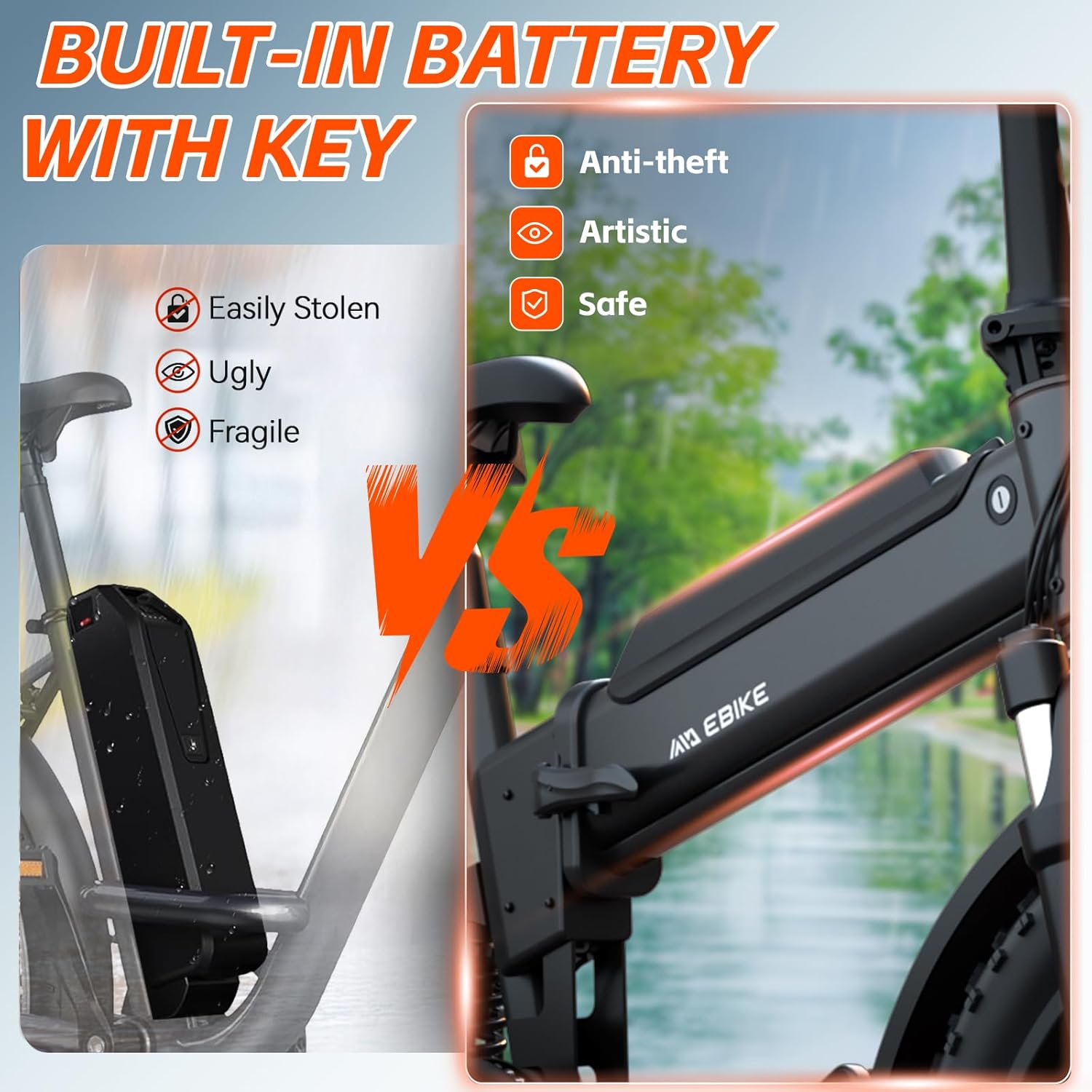 TST Folding Electric Bike for Adults, 1000W Peak Motor Ebike with 36V 7.8Ah/10.4Ah Removable Battery, Max Range 40/60 Miles 25 MPH Electric Bicycle, 20" Fat Tire All Terrain E Bike