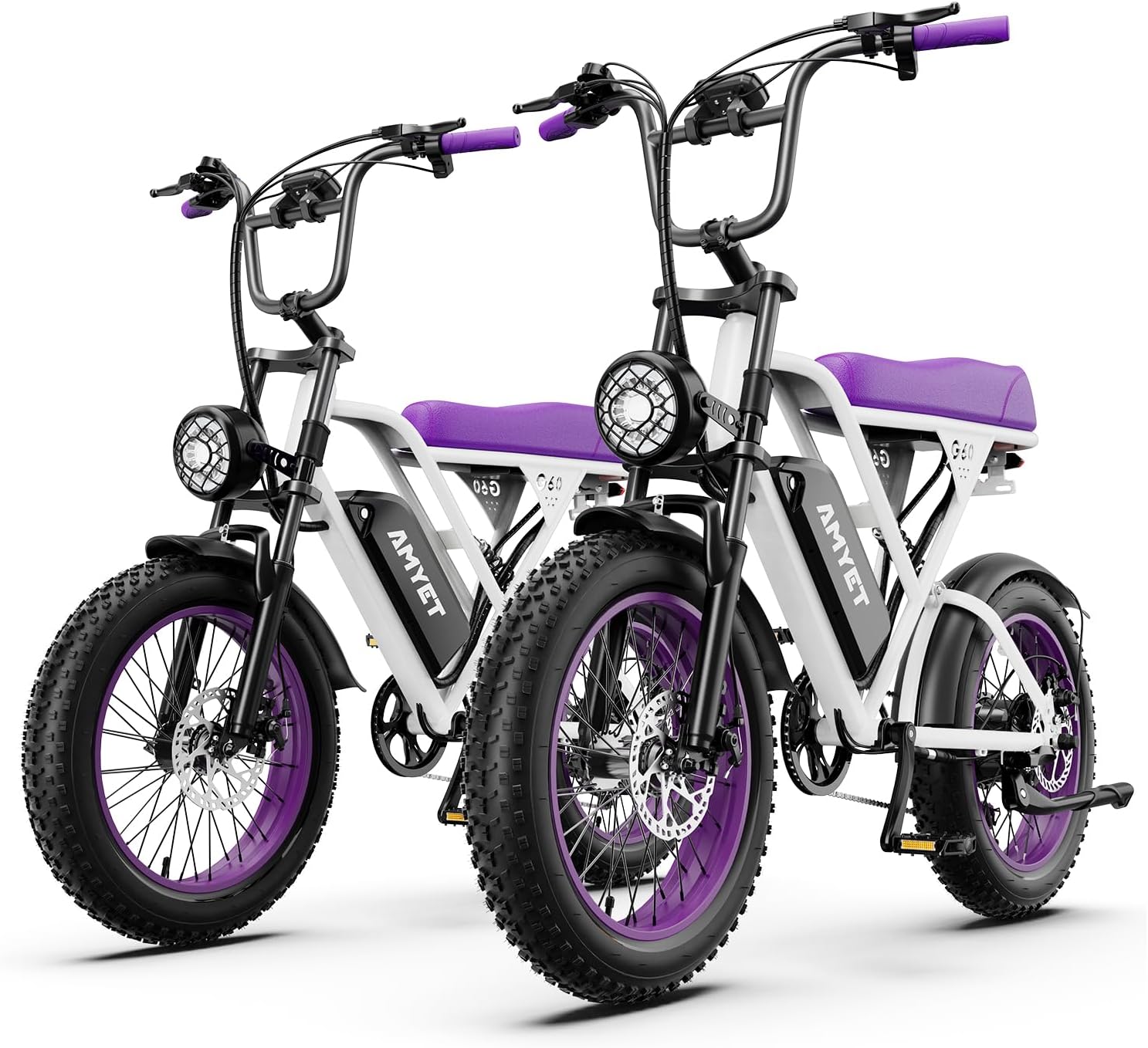 AMYET V9-G60 Peak 1500W Ebike, 48V 20Ah(960WH) Removable Battery, 72Miles &32MPH,20" Fat Tire Dirt Bike,7 Speed Gears,Dual Shock Absorber, Adults Electric Bike for Mountains, Snow, Sand, Road