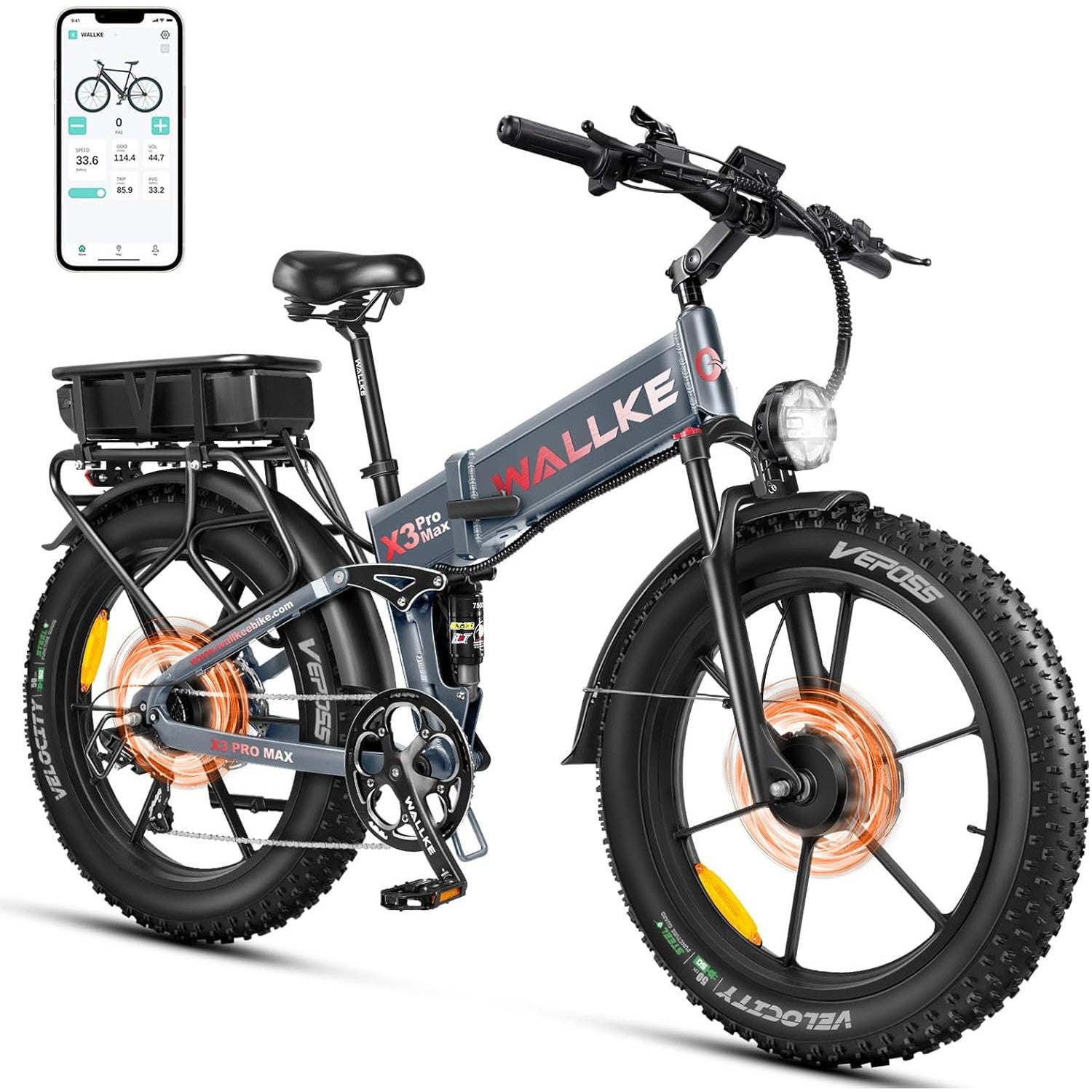 Wallke X3 Pro Max 2800W Dual Motor Electric Bike