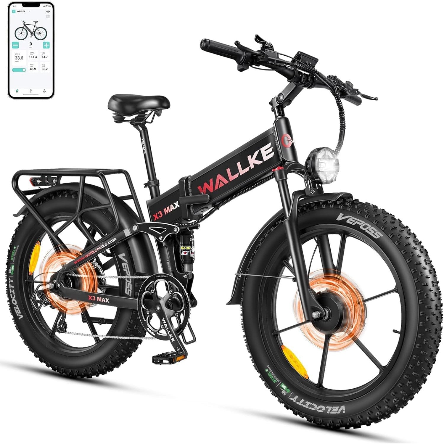 Wallke X3 Pro Max 2800W Dual Motor Electric Bike