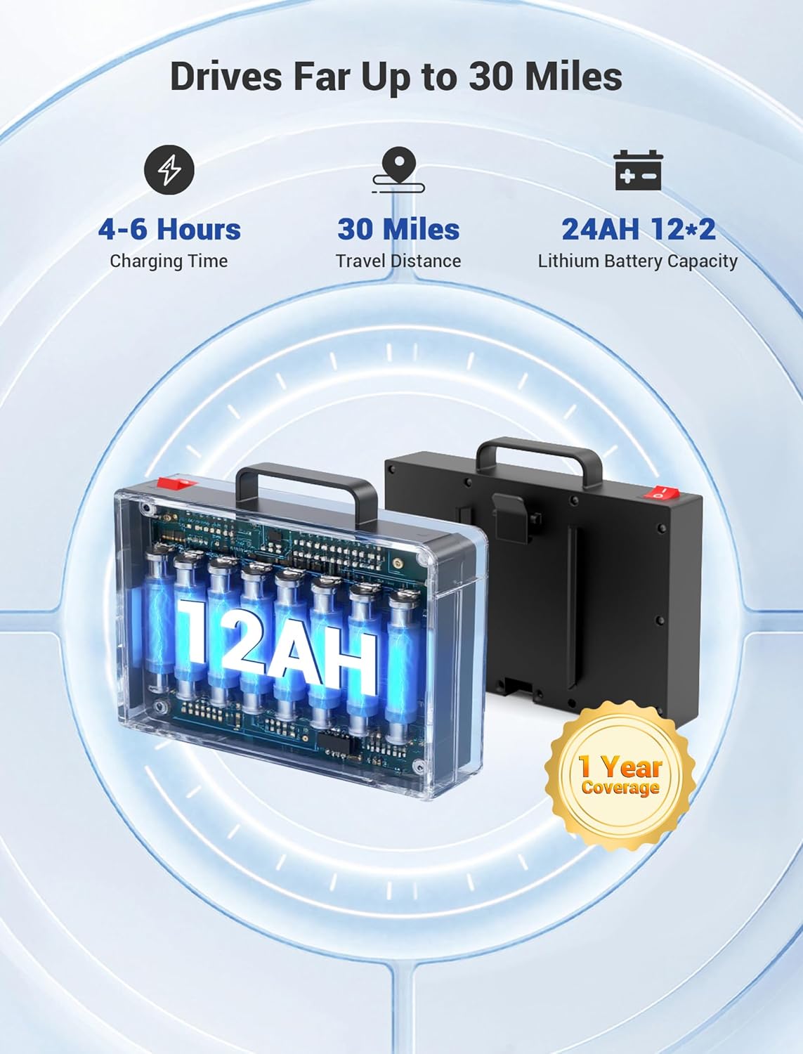 Aotedor 37lbs Lightweight Carbon Fiber Electric Wheelchairs