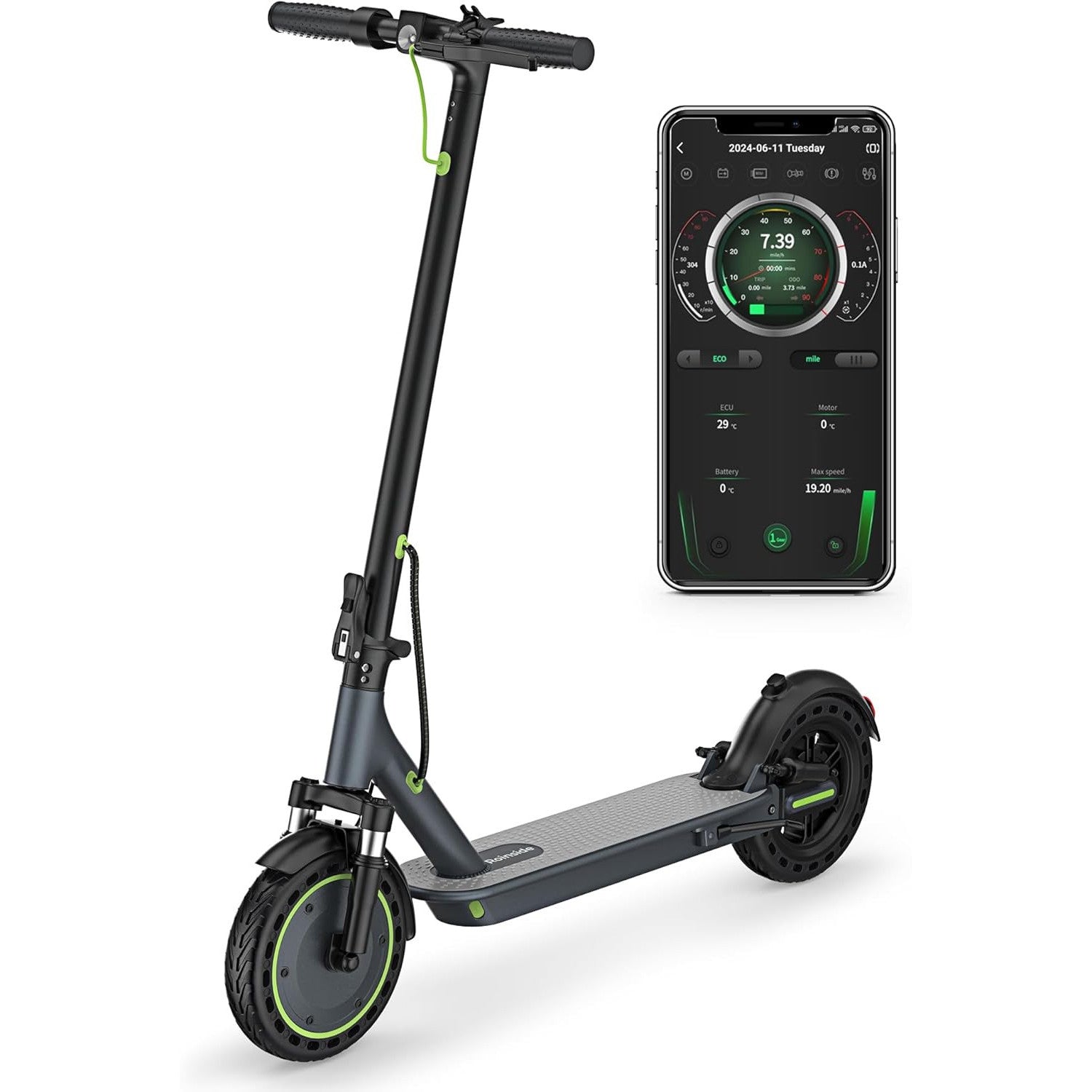 ‎Roinside UP6 Green Electric Scooter