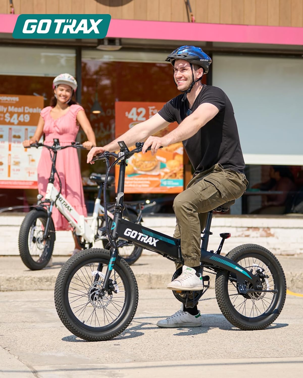 Gotrax 20" Folding Electric Bike with 40Miles (Pedal-assist1) by 48V Battery, 20Mph Power by Peak 500W, Adult Electric Bicycle with 5 Pedal-Assist Levels& LCD Display, Suitable for Commuting