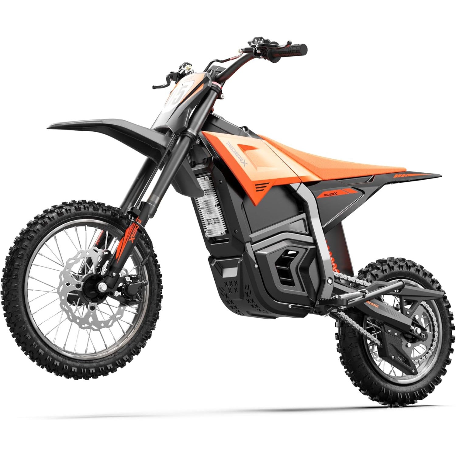 Electric Dirt Bike for Adults Teens, 3000W Brushless 220Nm Motor - 45° Slope, 38 MPH, 48V/23.5Ah Removable Battery, Dual Hydraulic Brakes & Full Suspension Electric Motorcycle for 13+