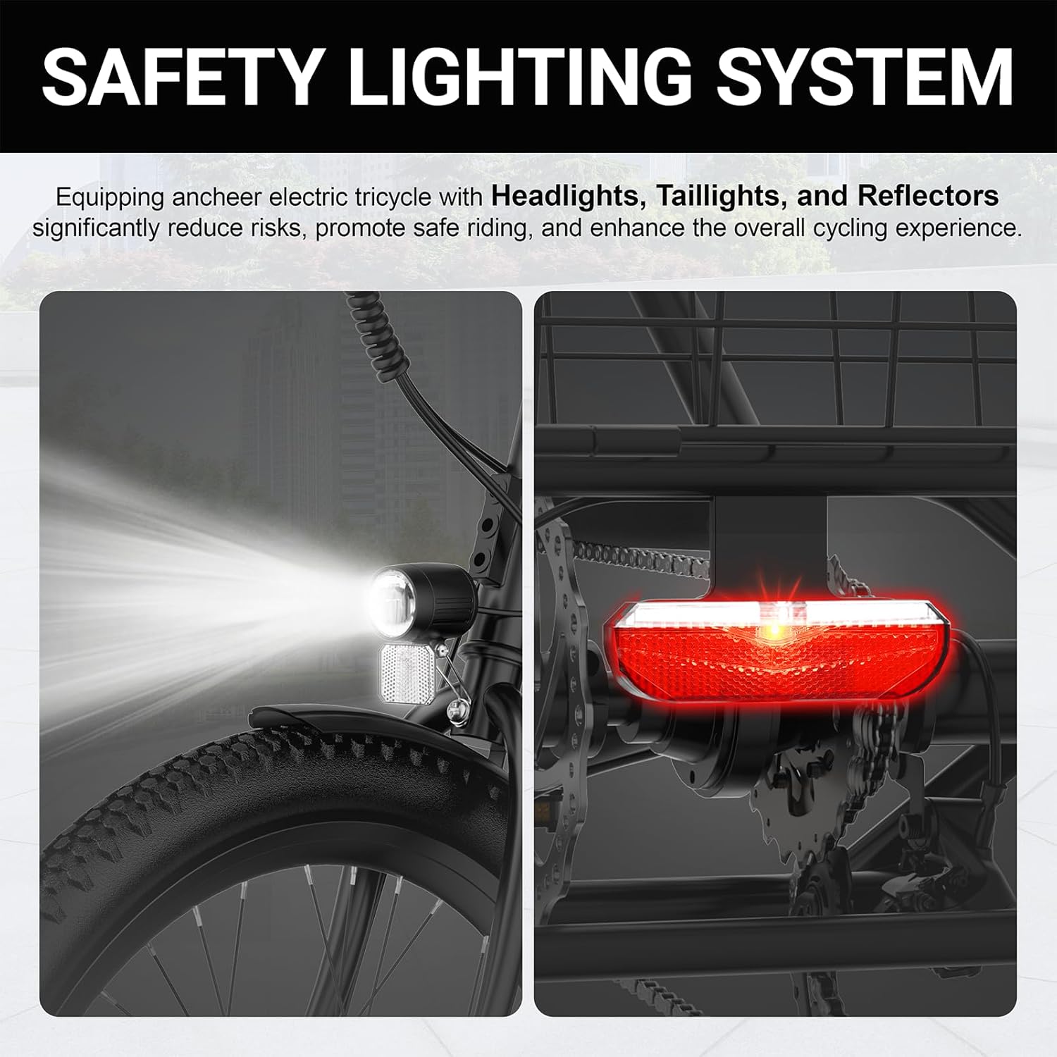 ANCHEER Electric Tricycle