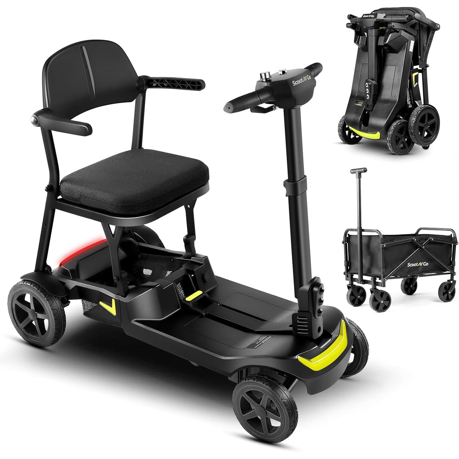 SCOOTNGO 4 Wheel Mobility Scooter