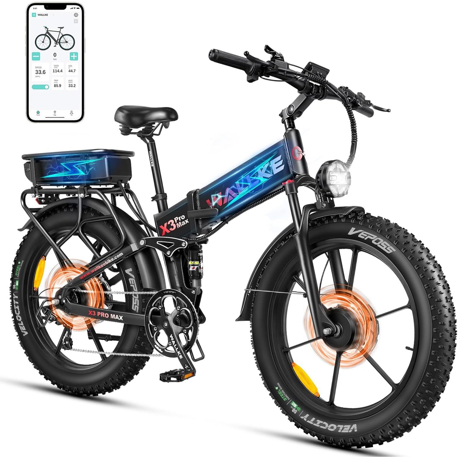 Wallke X3 Pro Max 2800W Dual Motor Electric Bike