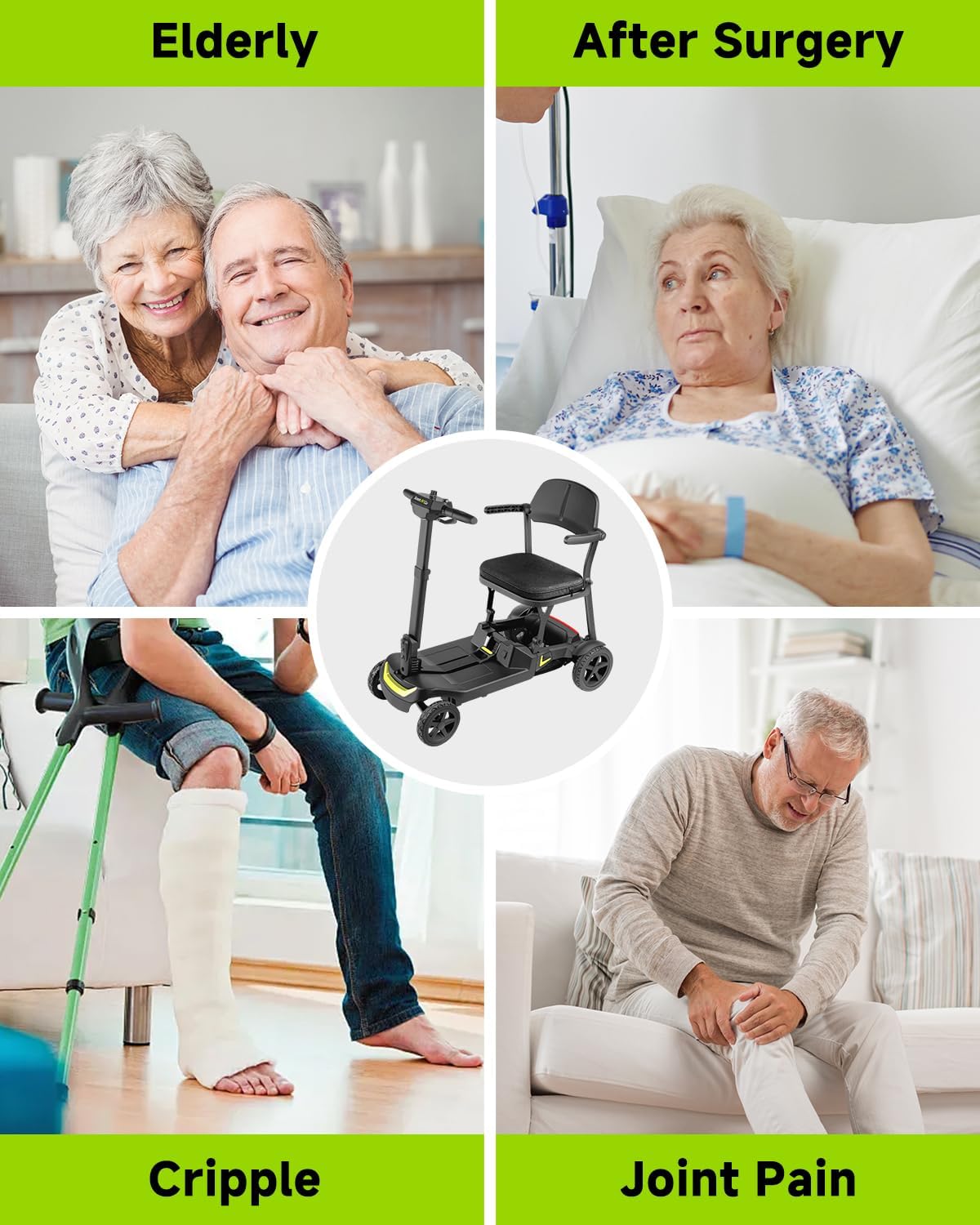 SCOOTNGO 4 Wheel Mobility Scooter