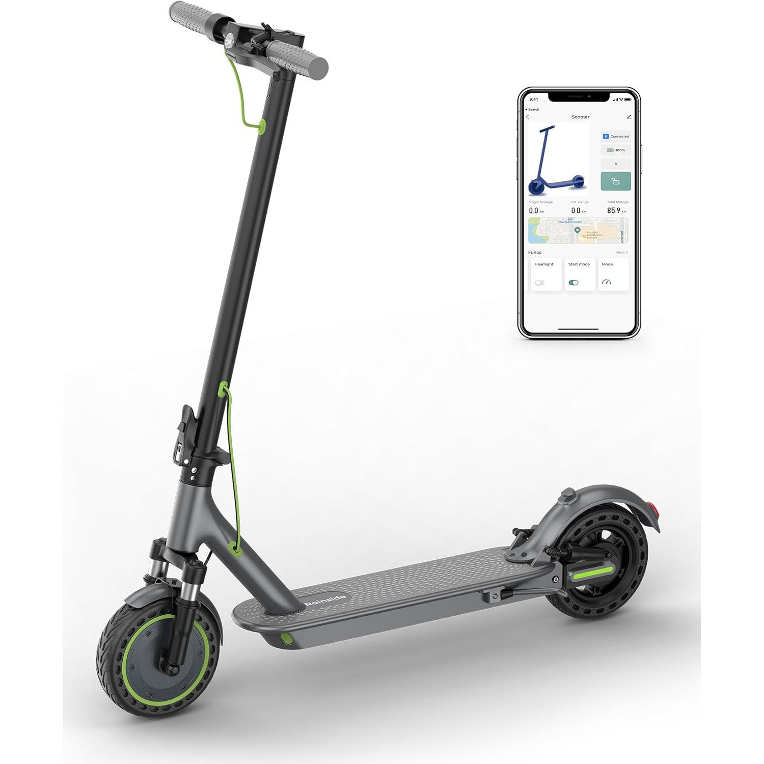 ‎Roinside UP6 Green Electric Scooter