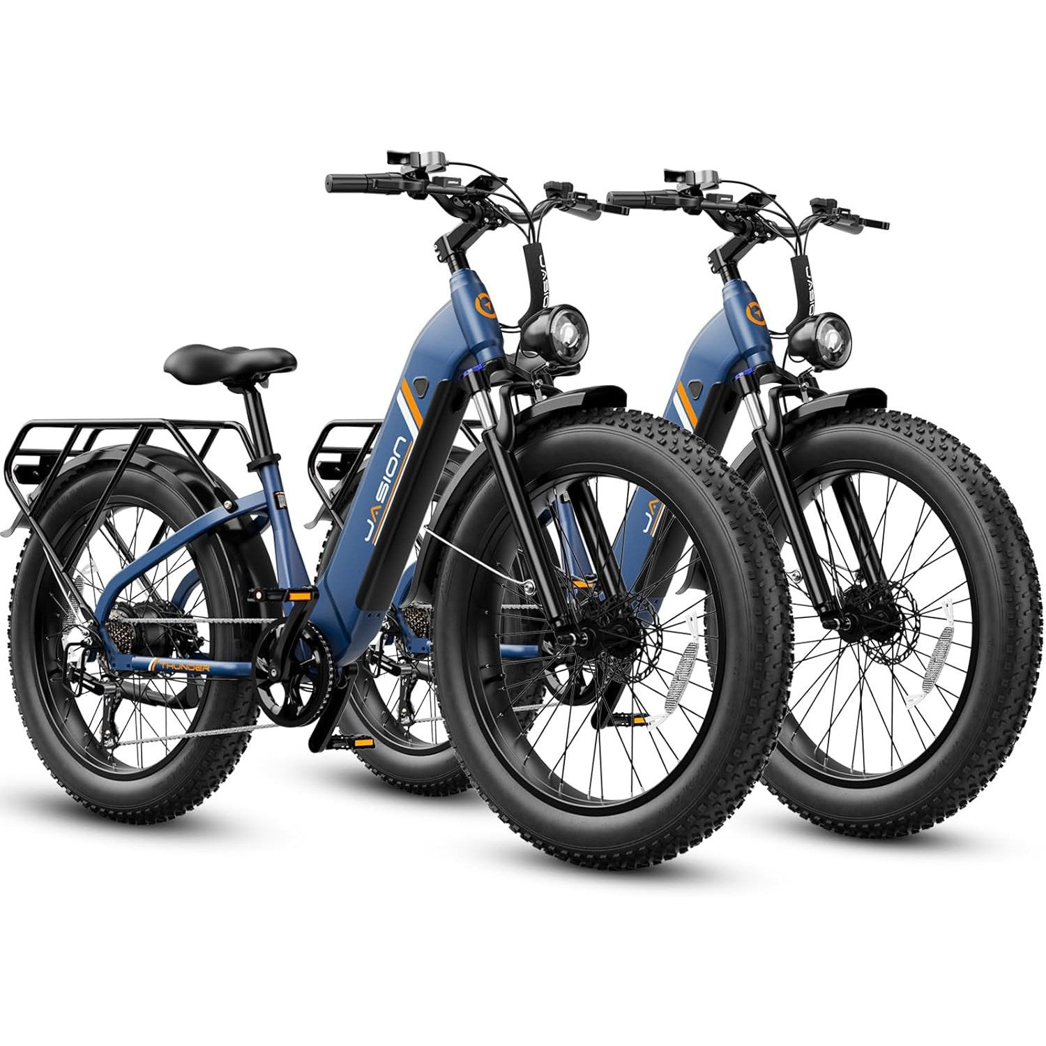 Jasion 26'' Fat Tire Electric Bike for Adults,1500W Peak Ebikes,APP Control E Bike,30+MPH& 80+Miles with 864Wh Removable Battery,Hydraulic Brakes,Front Suspension,26'' x 4'' Fat Tire Bicycles