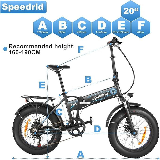 ANCHEER Folding Electric Bike