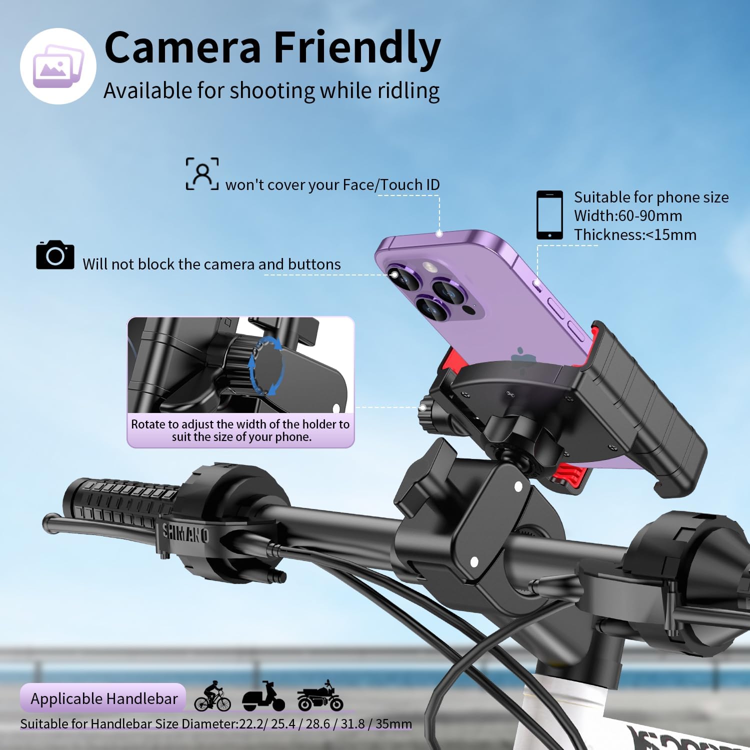 Bokilino A399 Bike Phone Mount Holder
