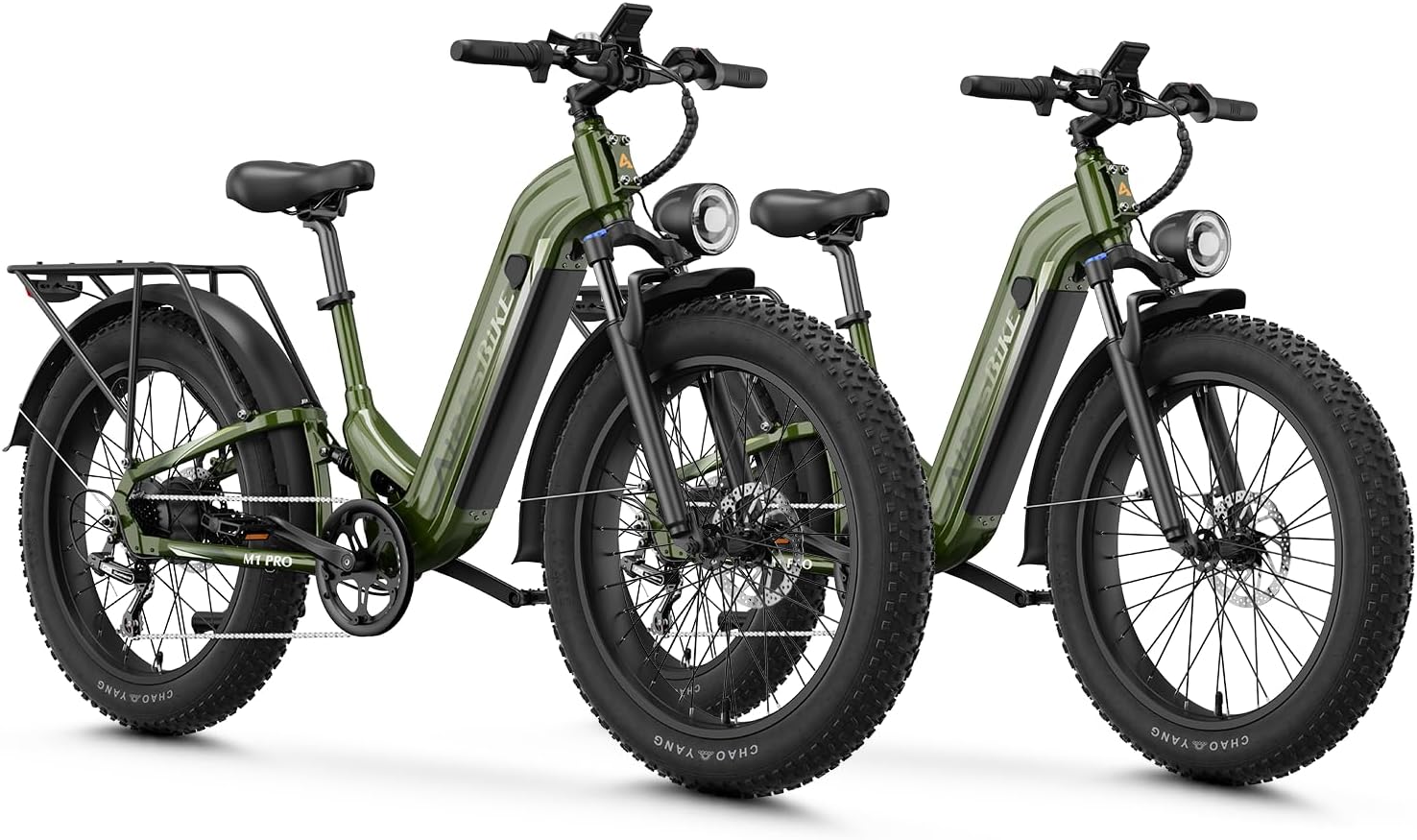 Aipas M1 Pro Electric Bike, 1800W Peak Motor Electric Bike for Adults, 48V 17.5Ah, 26'' x 4.0'' Fat Tire Electric Mountain Bike, Ebike with 85 Miles, 36MPH, 7 Speed 110Nm and Dual Suspension