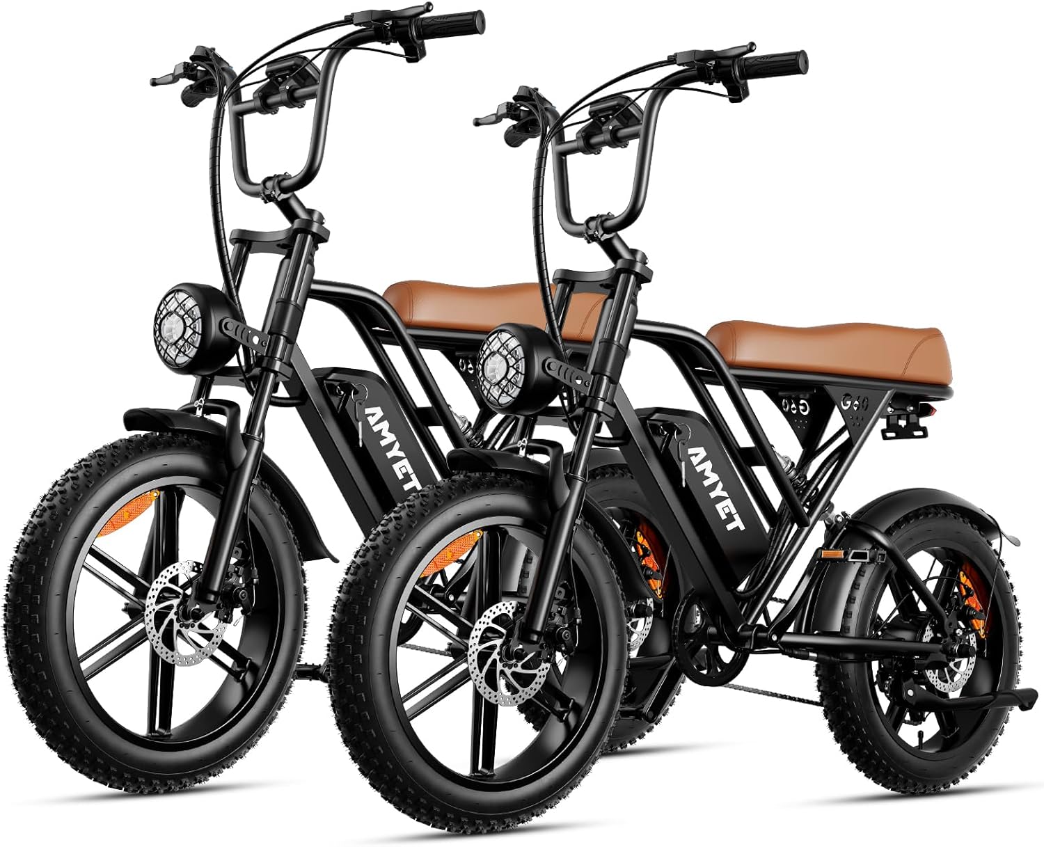 AMYET V9-G60 Peak 1500W Ebike, 48V 20Ah(960WH) Removable Battery, 72Miles &32MPH,20" Fat Tire Dirt Bike,7 Speed Gears,Dual Shock Absorber, Adults Electric Bike for Mountains, Snow, Sand, Road