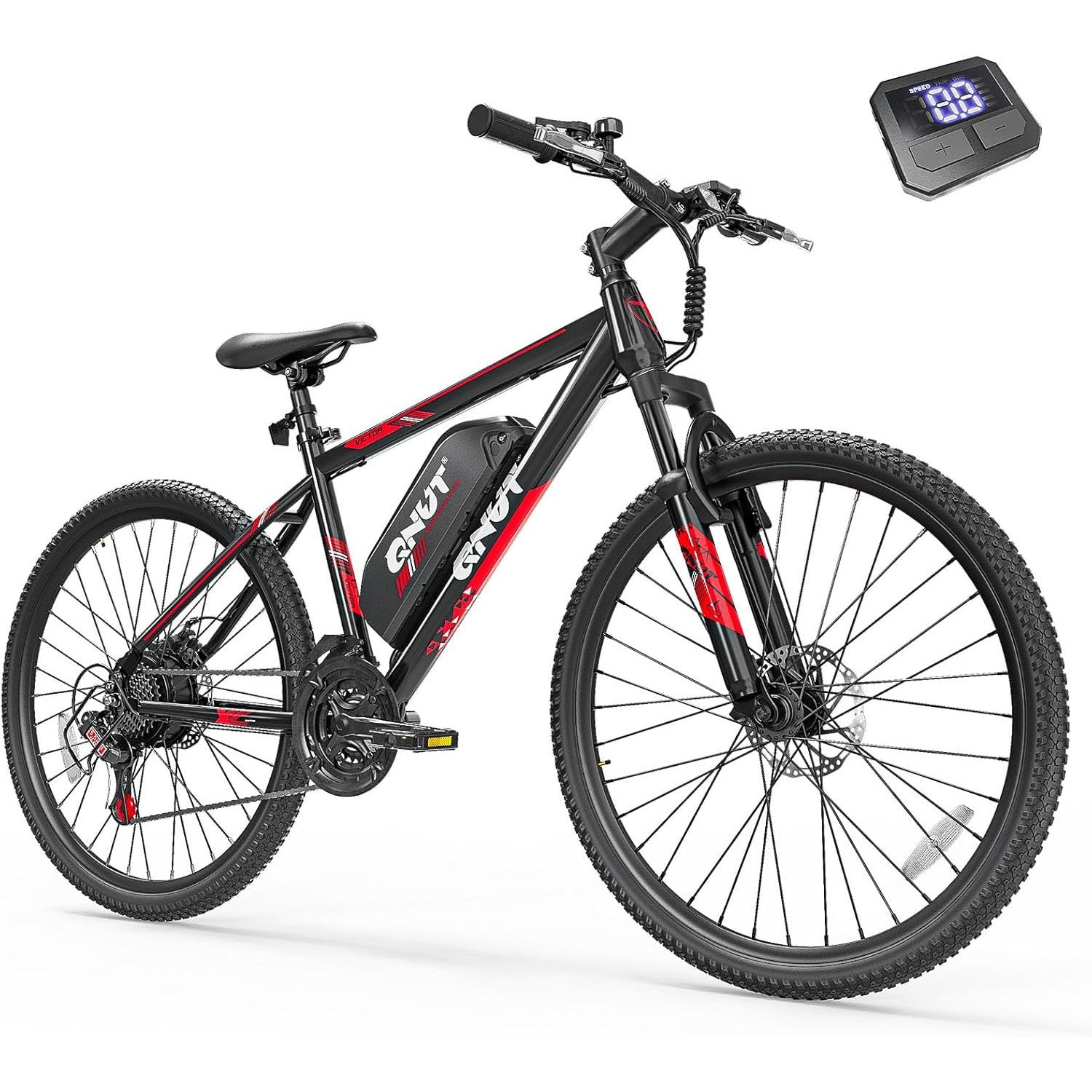 Electric Bike for Adults, 350W 26" Ebike for Teens 21 Speed 20Mph Up to 40Mile with Dual Disc Brake Commute E-Bike E-MTB for Men Women Electric Bicycles UL 2849 Tested