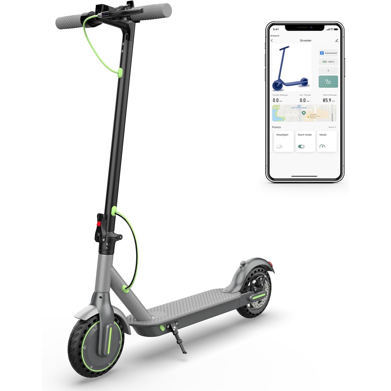 ‎Roinside UP6 Green Electric Scooter