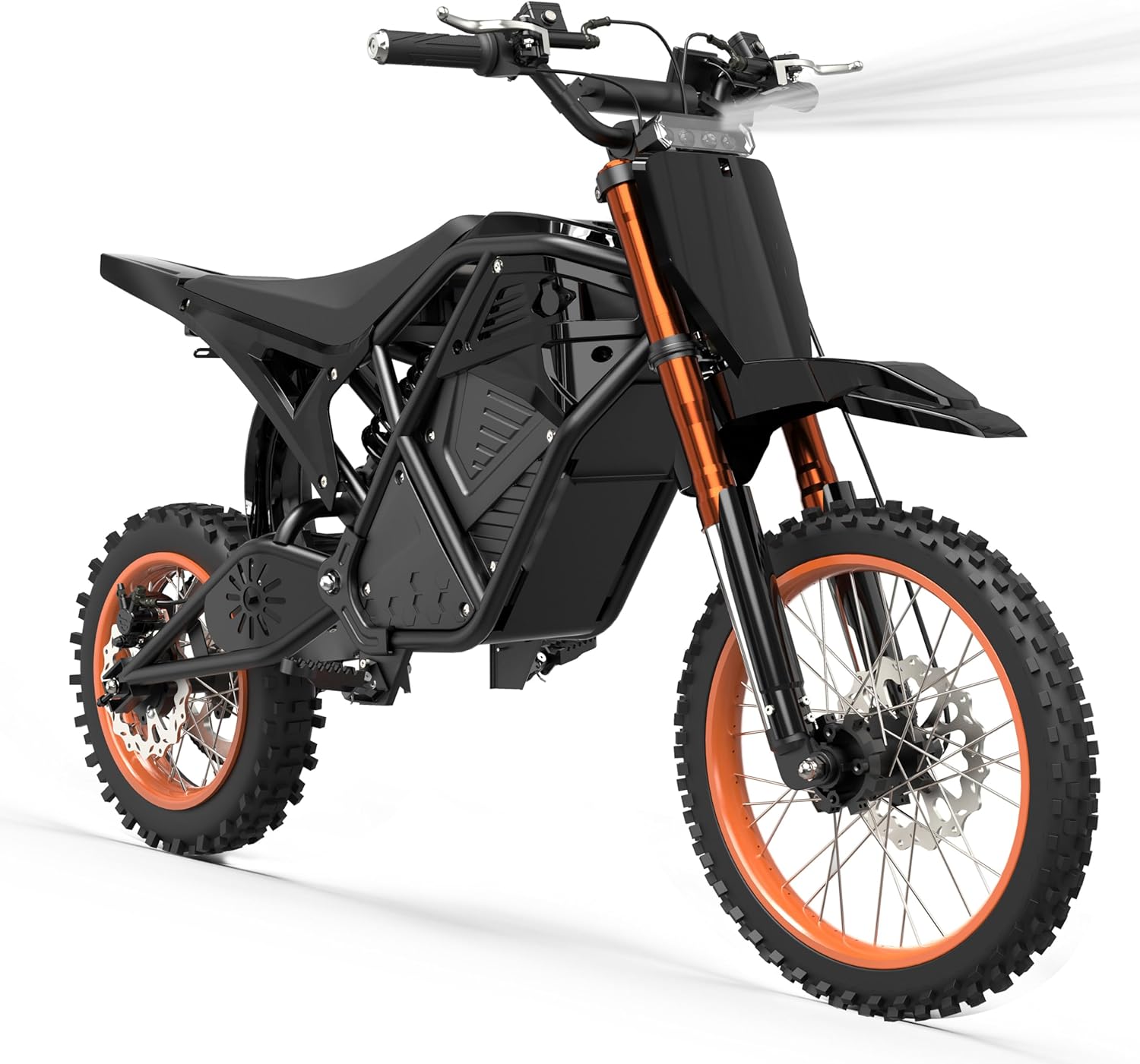 ESKUTE Electric Dirt Bike for Teens Adults, Mid-Drive Motor 3500W Peak, 220Nm Torque, Electric Motorcycle with 23Ah Battery, 53-Mile Range, 38mph, Hydraulic Nitrogen Dual Shock Absorbers, UL Certified