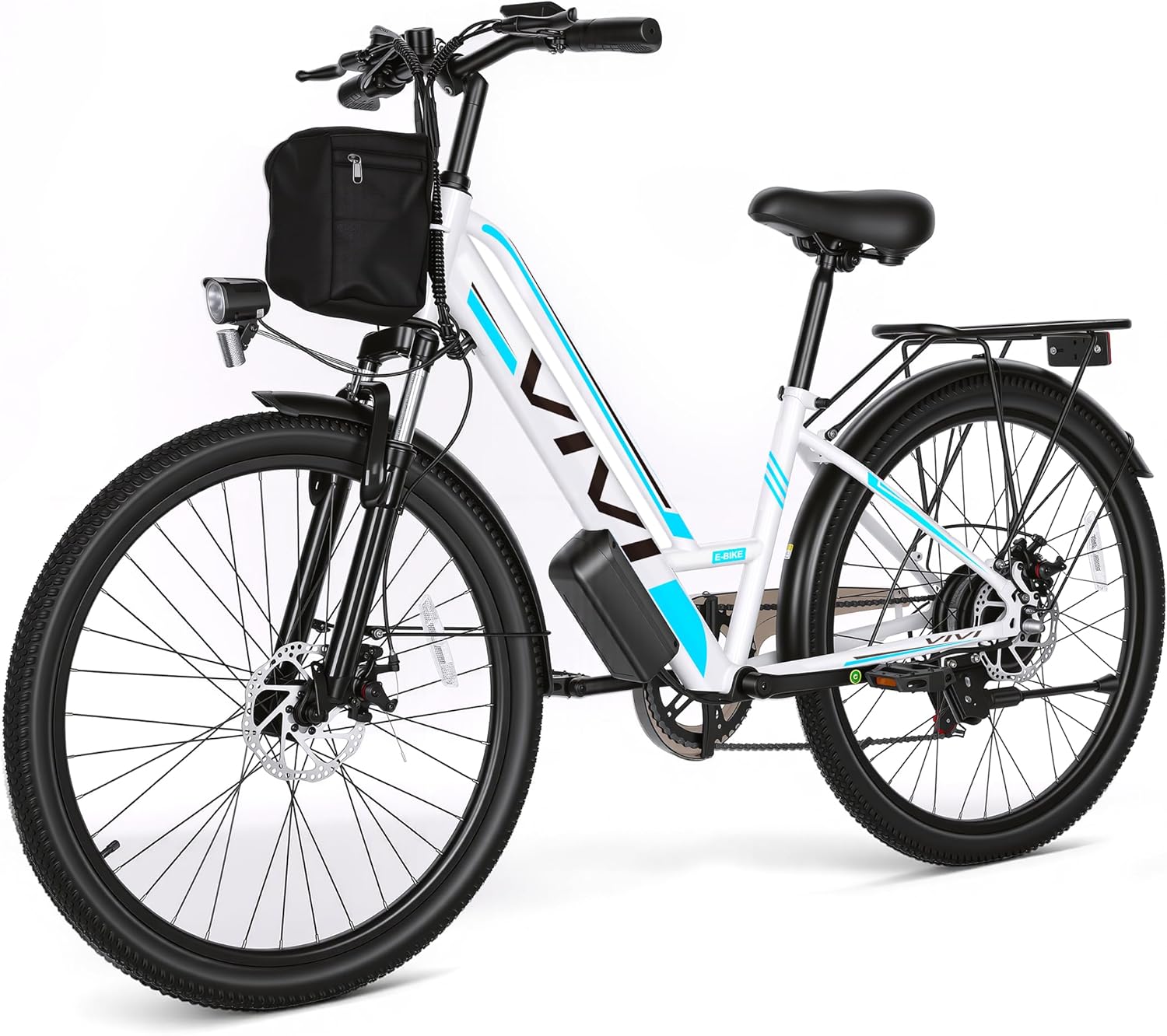 Vivi Electric Bike for Adults with 1000W Peak Motor, 26" Commuter Electric Bike, 22MPH Cruiser Ebikes with 48V Removable Battery, Up to 50 Miles, LCD-Display, 7 Speed, SGS Certified to UL2849
